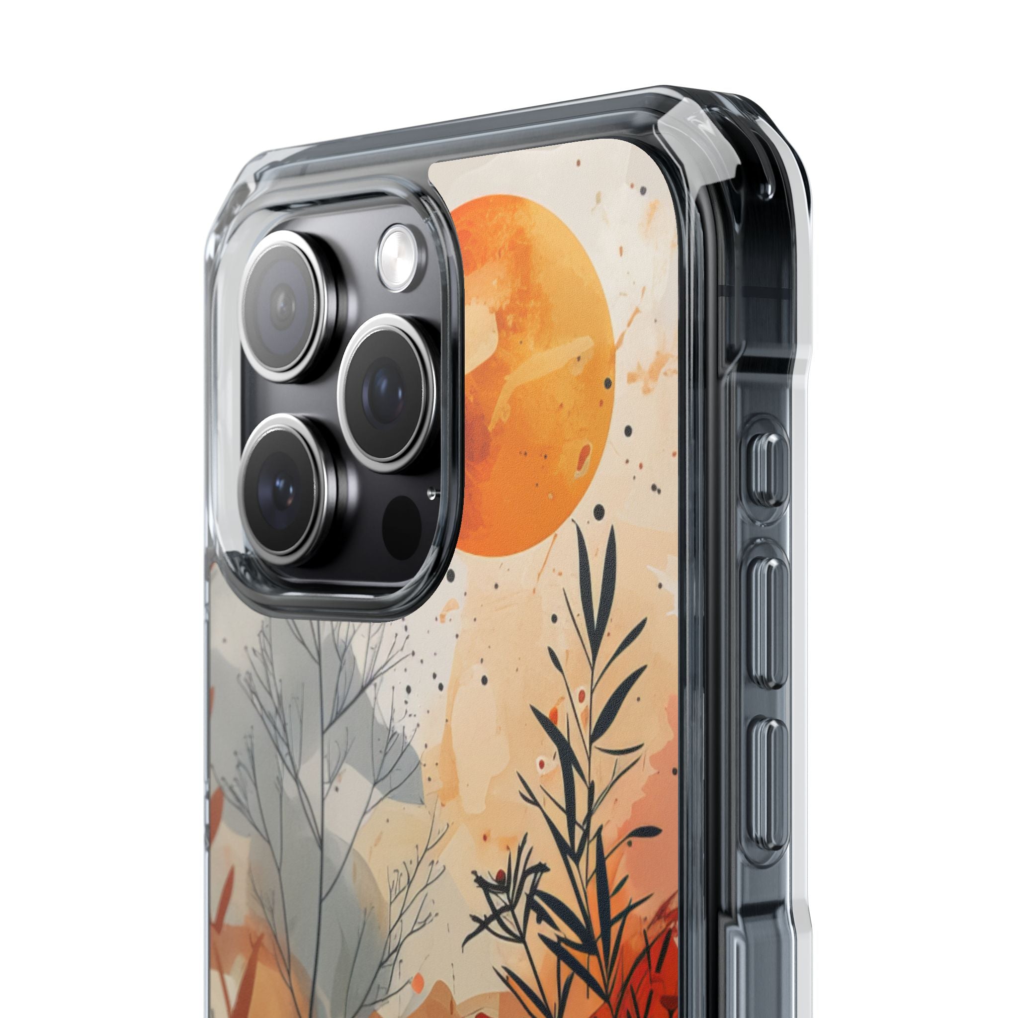 Orange Solstice iPhone 15 Pro Max Case - Impact