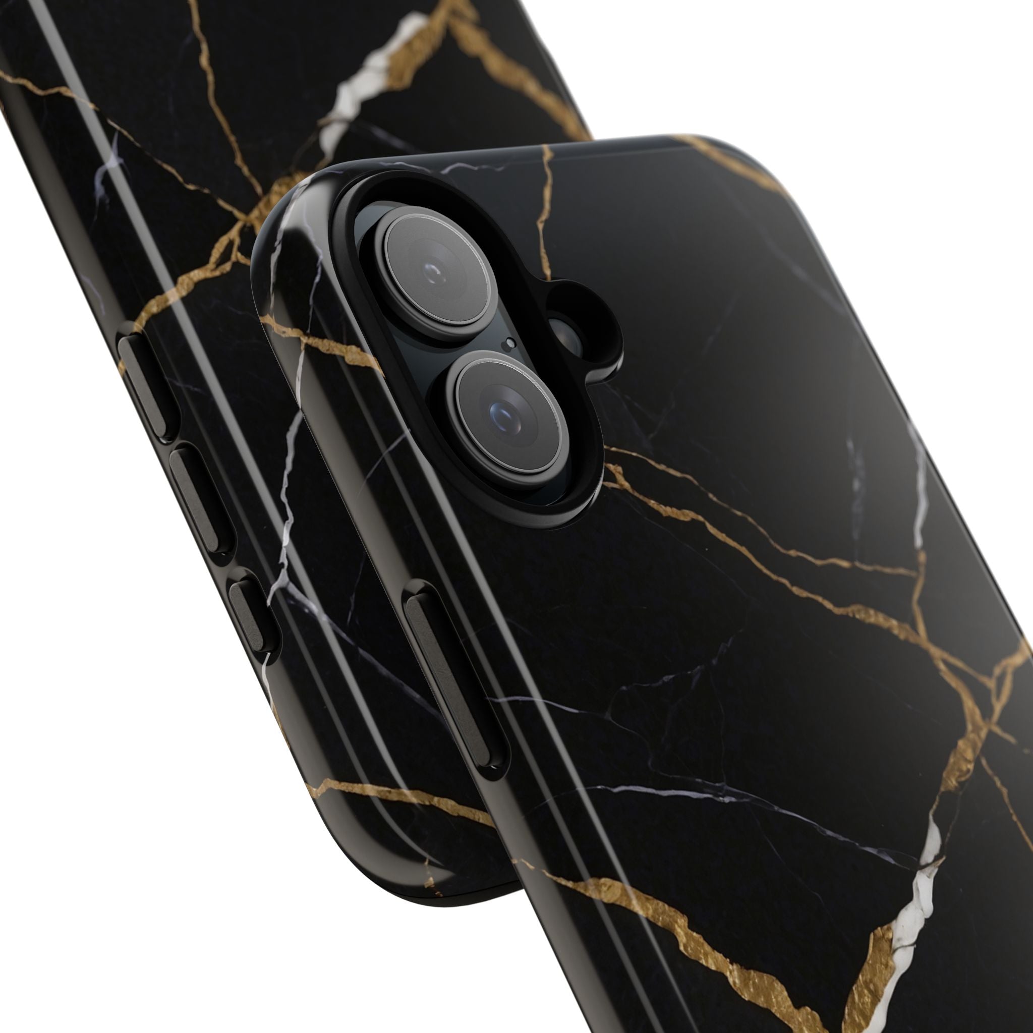 Golden Veins Emerge - iPhone Case