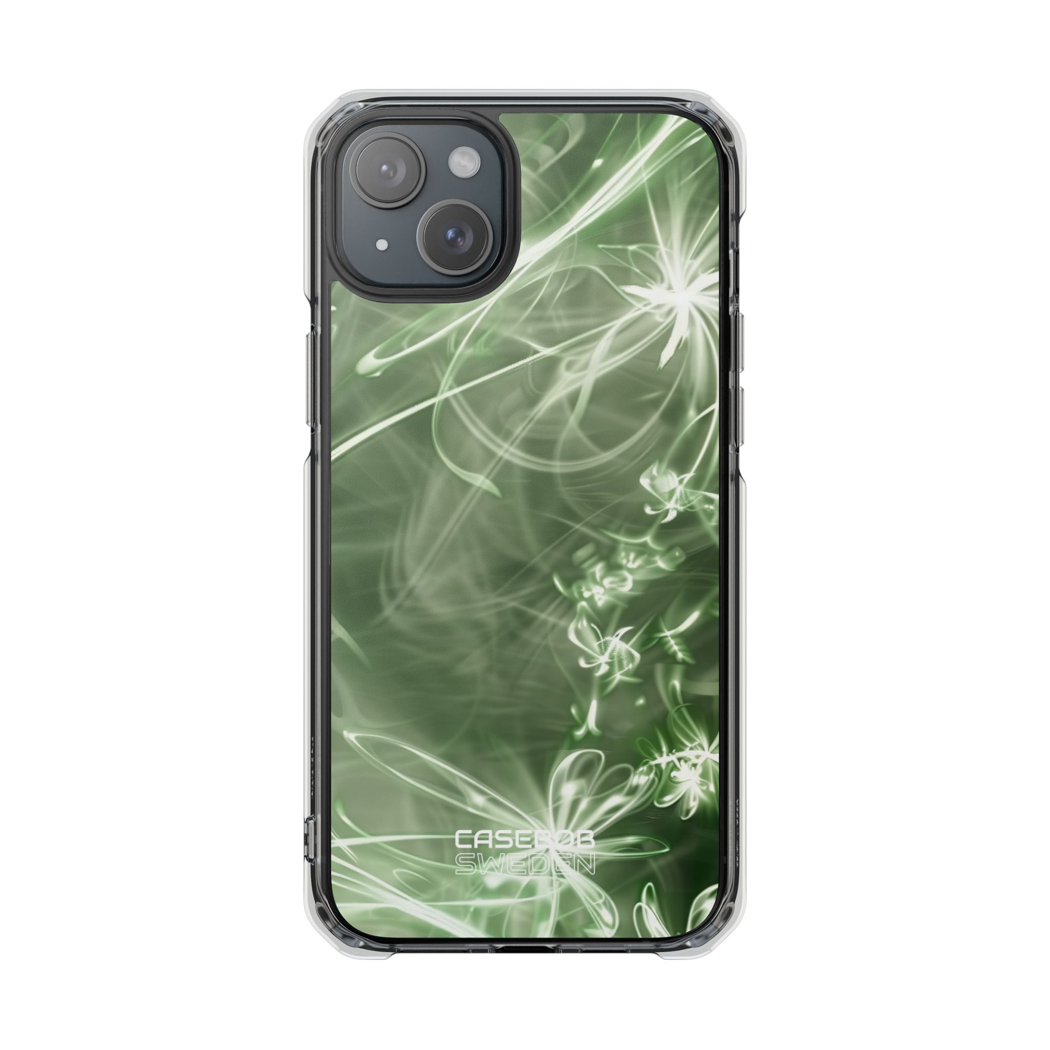 Green Spirit Flow iPhone 15 - Impact Clear+