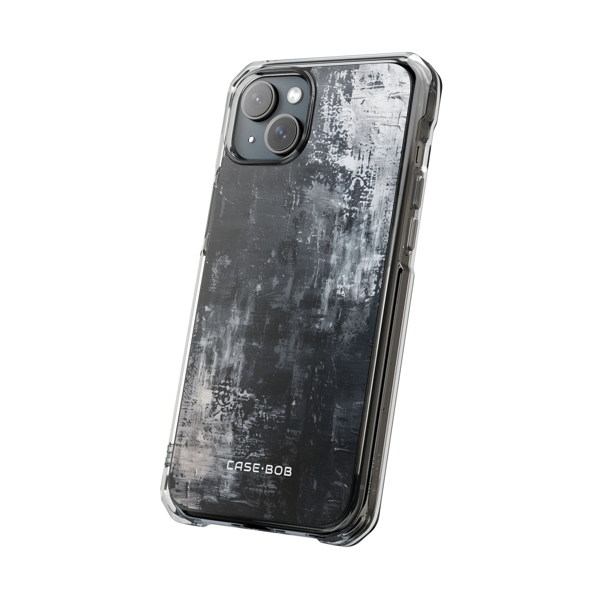 Textured Blackscape iPhone 15 Plus Case - Impact