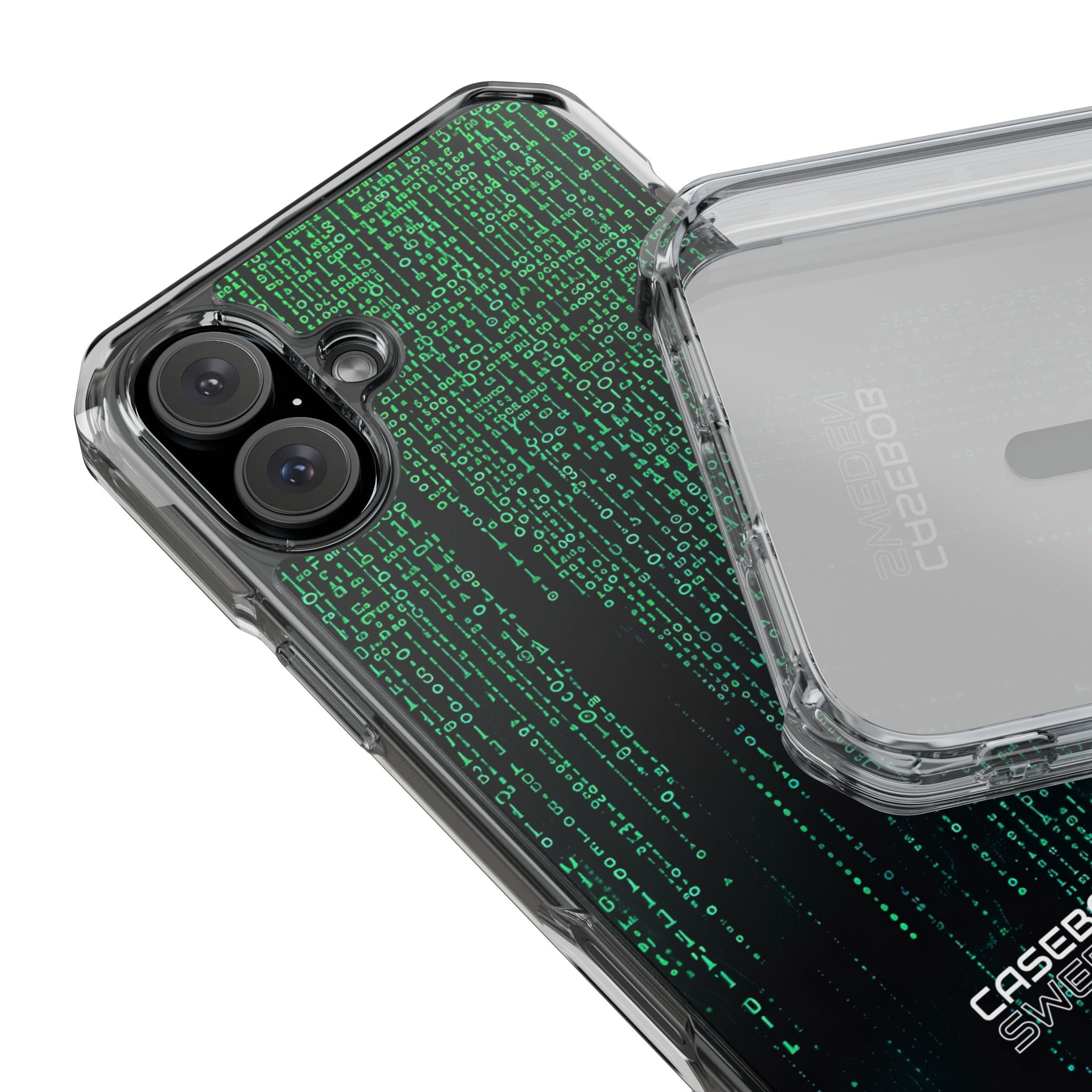 Neon Data Stream iPhone 16 - Impact Clear+