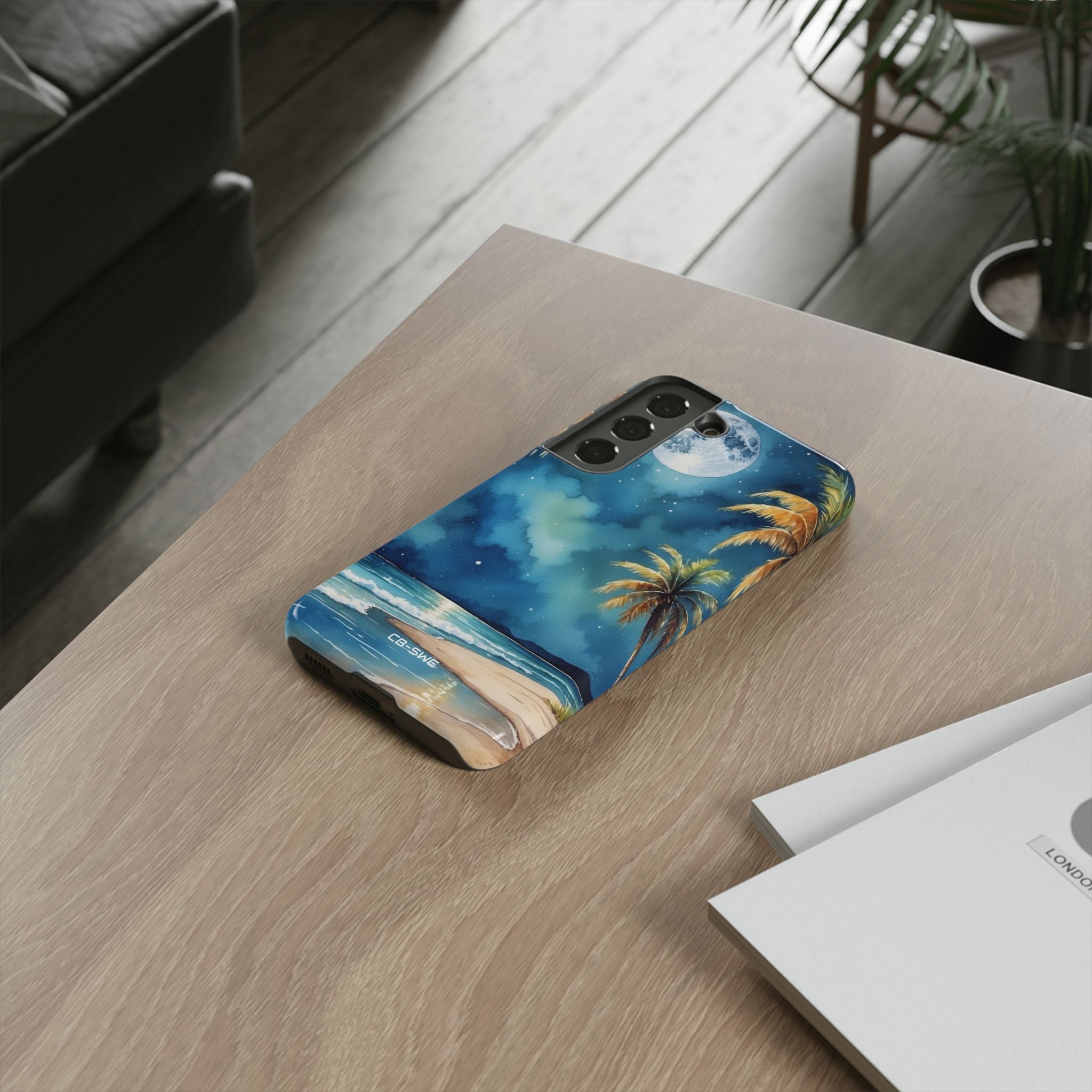 Moonlight Kisses Waves - Samsung Case