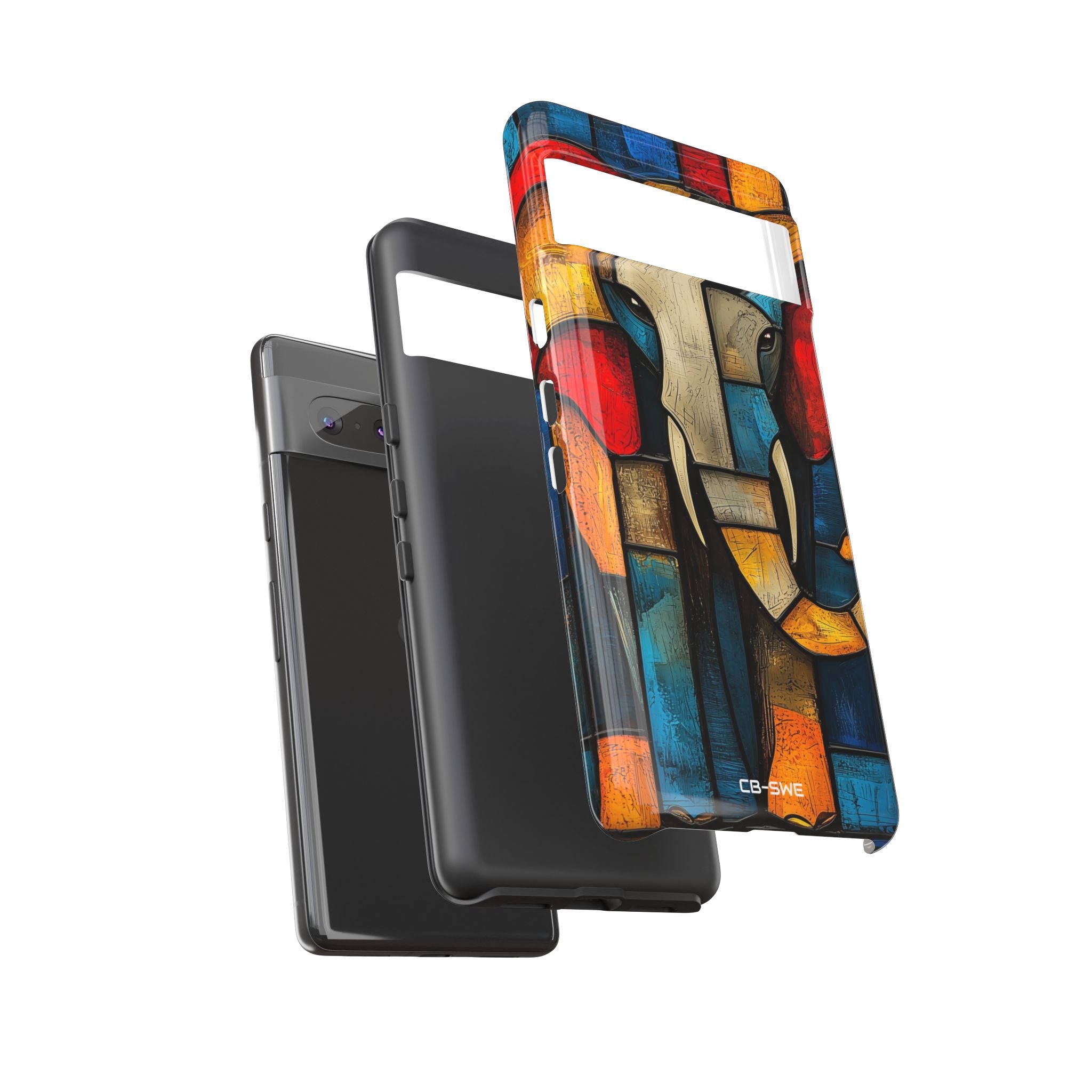Elephant Shapes Dance - Google Pixel Case