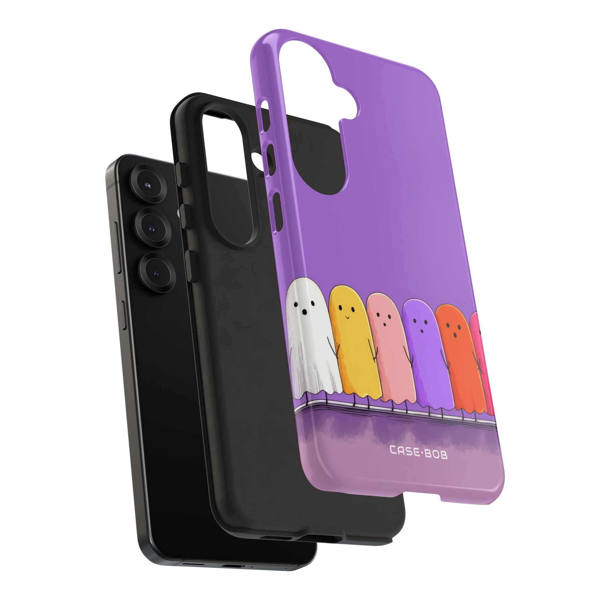 Colorful Ghosts Samsung S25 Case - Tough