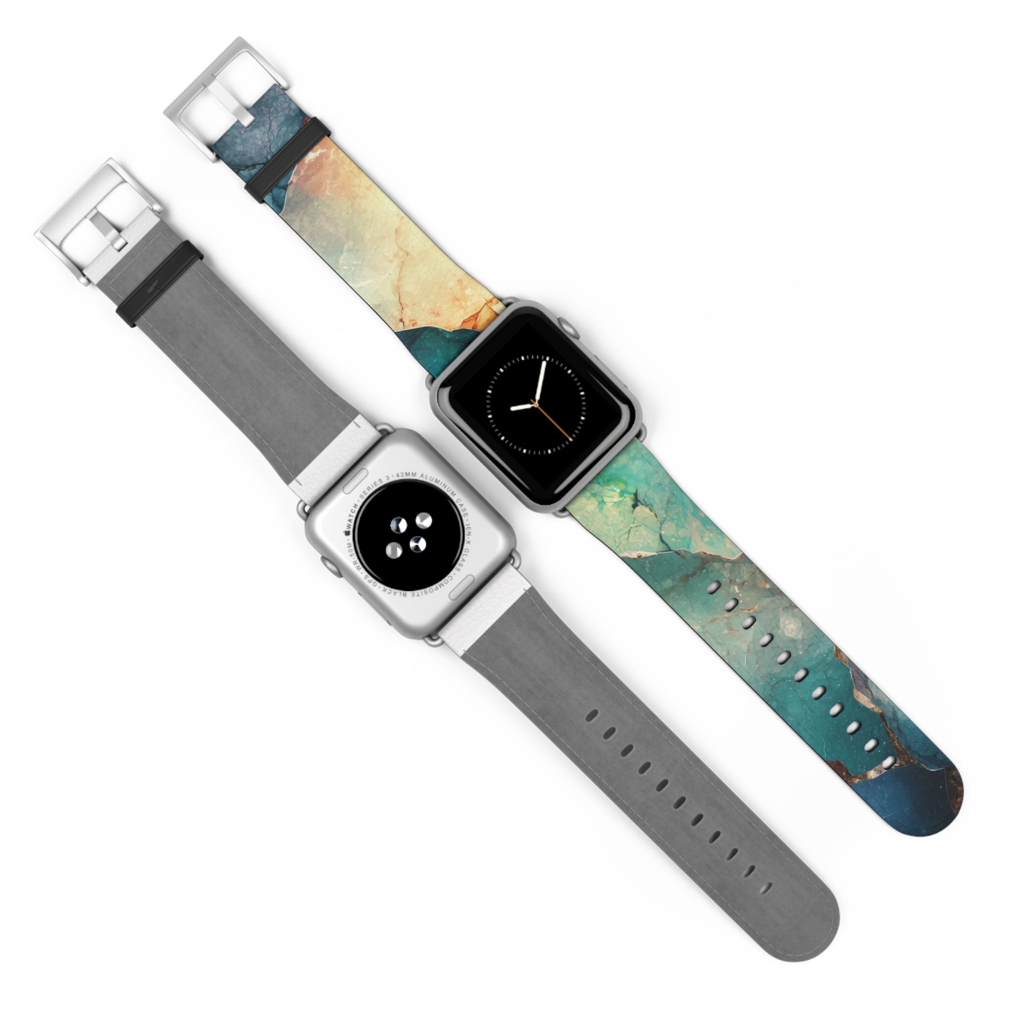 Fractured Gemstone Teal - Watch Band