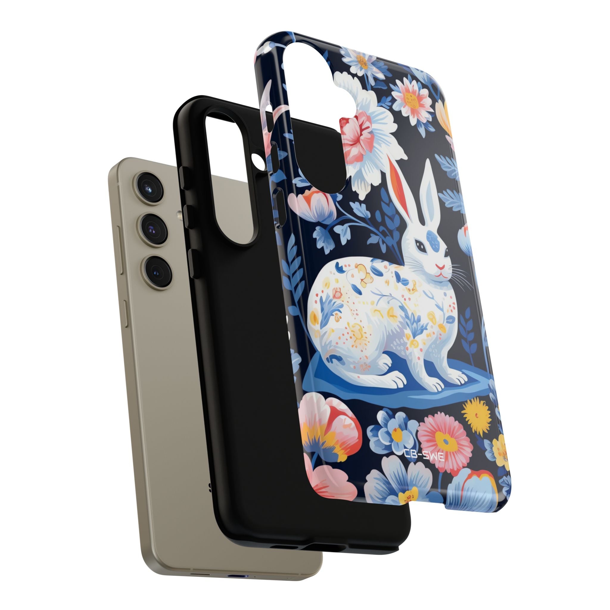 Floral Rabbit Dances - Samsung Case