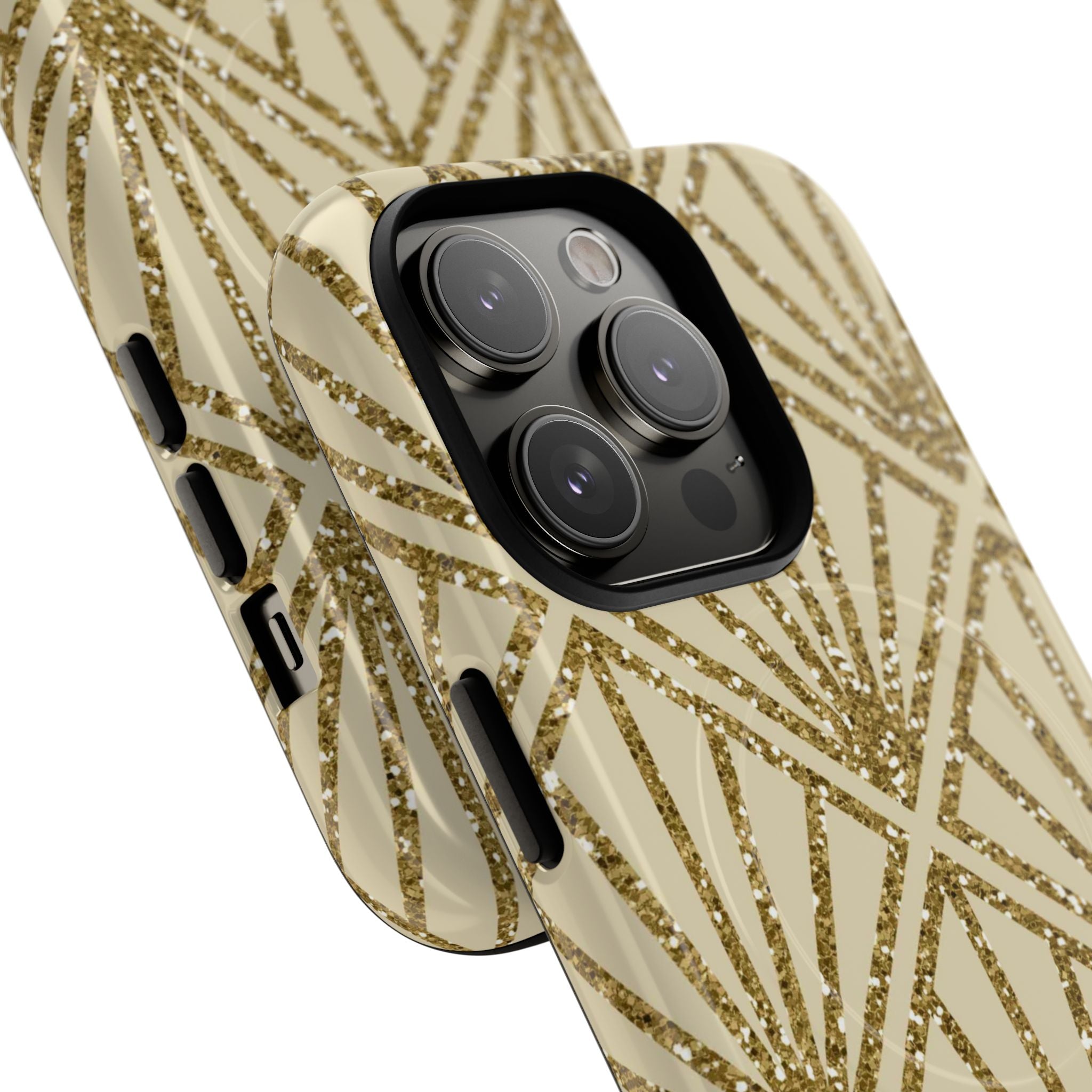 Gold Diamond Radiance iPhone 14 Pro Case - Tough+