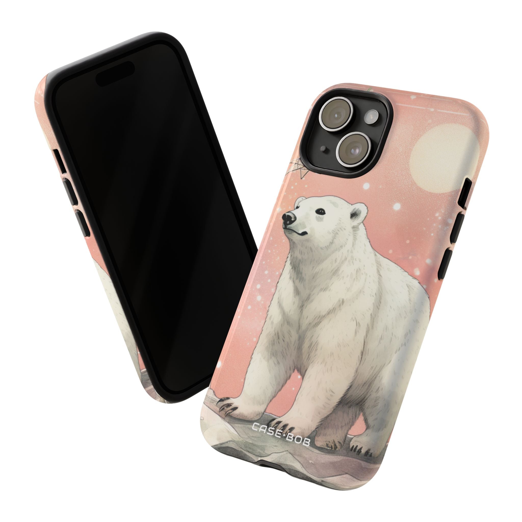 Polar Bear Dream iPhone 15 Case - Tough