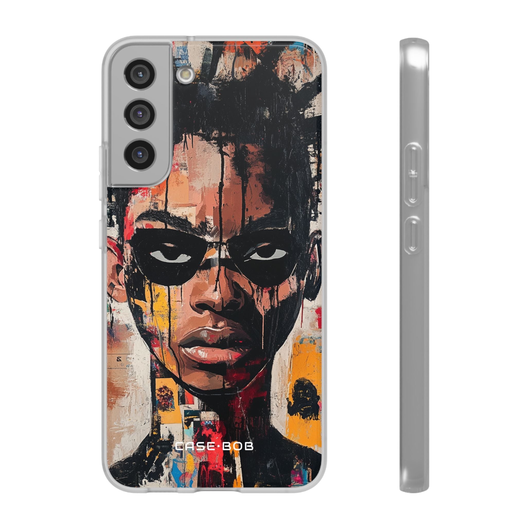Masked Portrait Drips Samsung S22 Plus Case - Soft