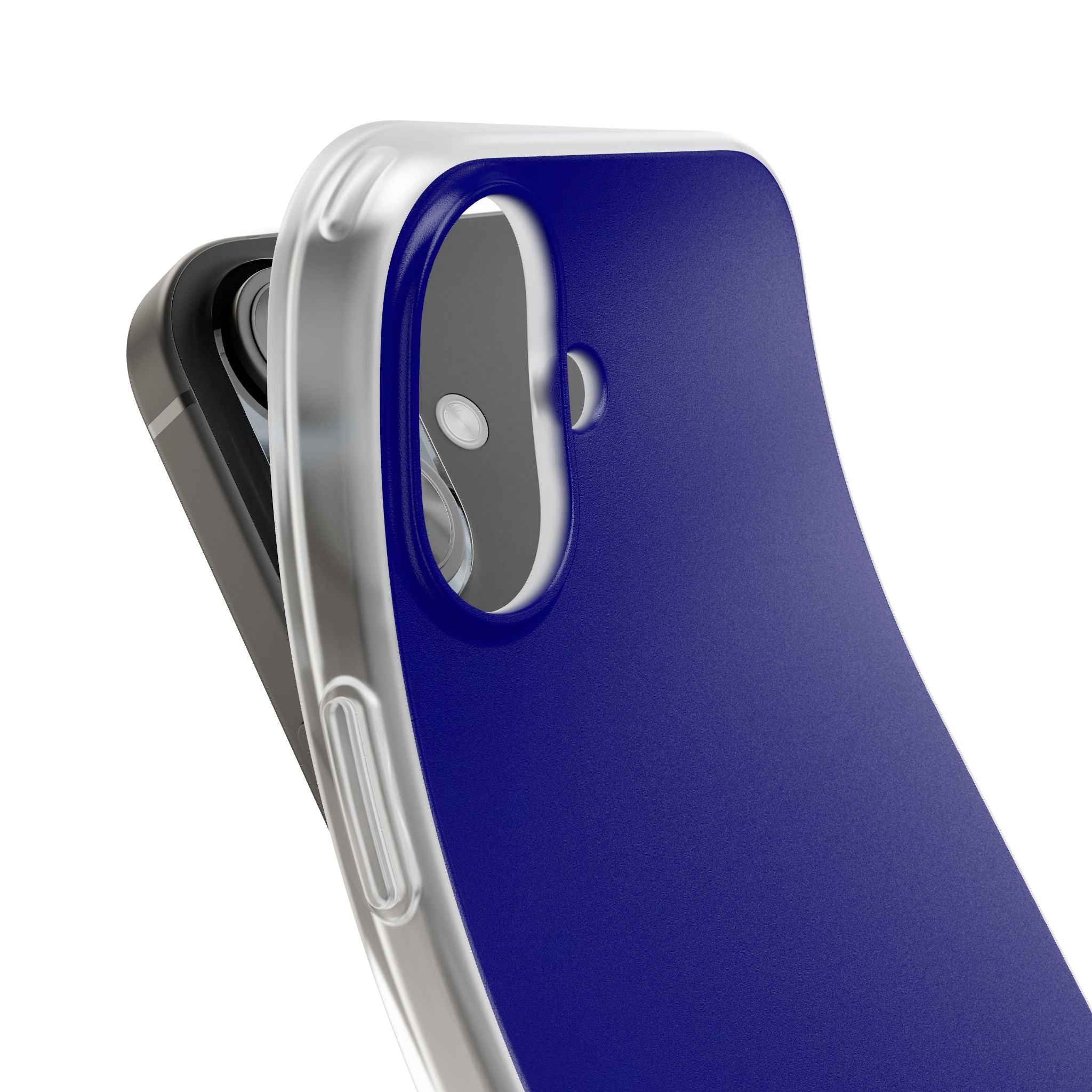 Marineblaue iPhone-Hülle – Flexi