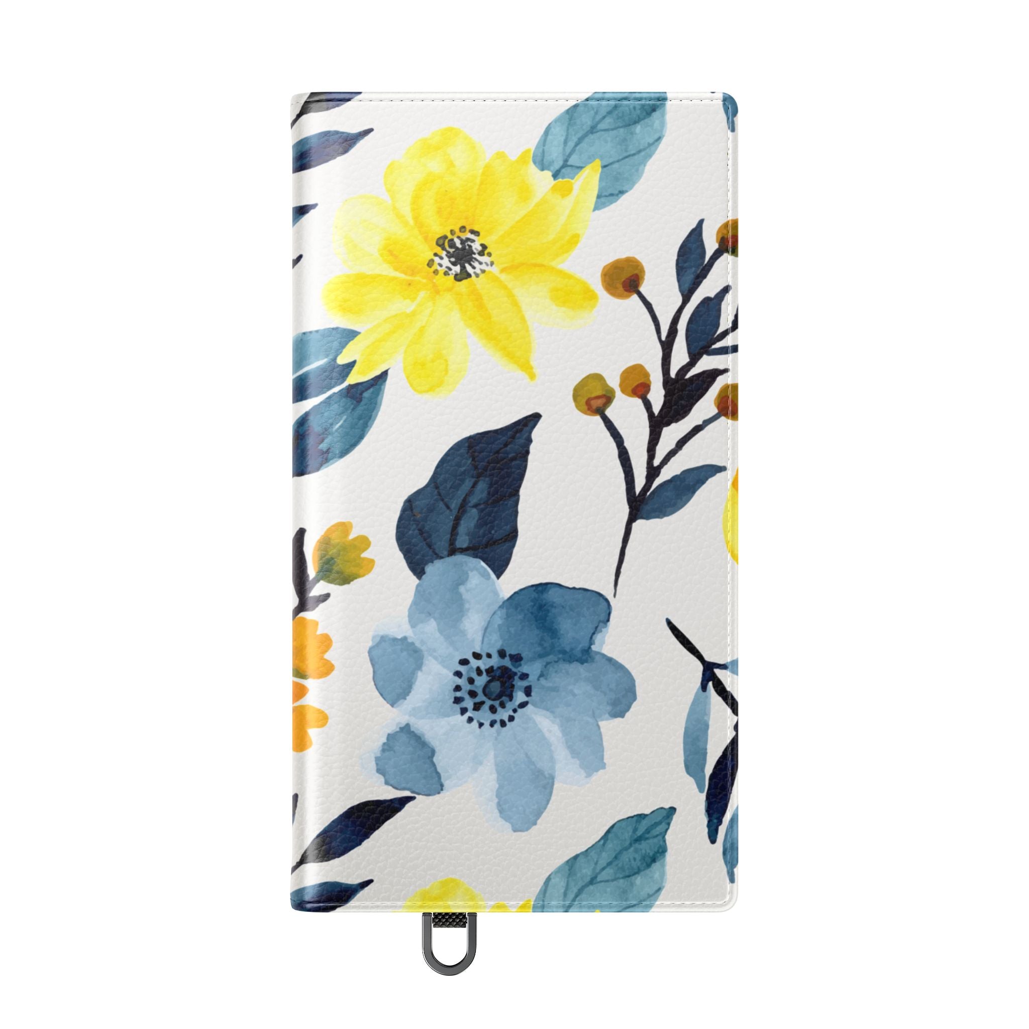 Yellow Blue Blossoms - Samsung S24 Ultra Case - Wallet