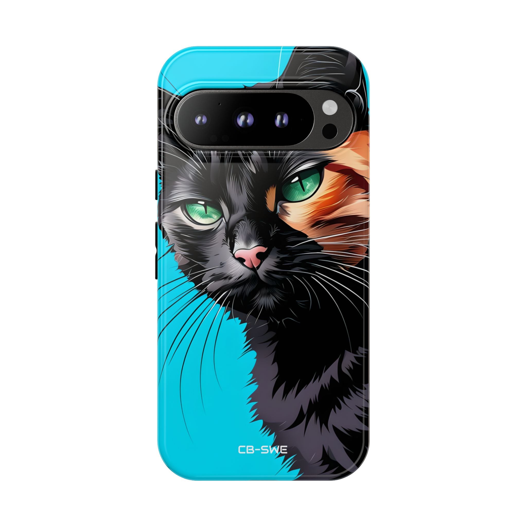 Curious Cat Stare - Google Pixel Case