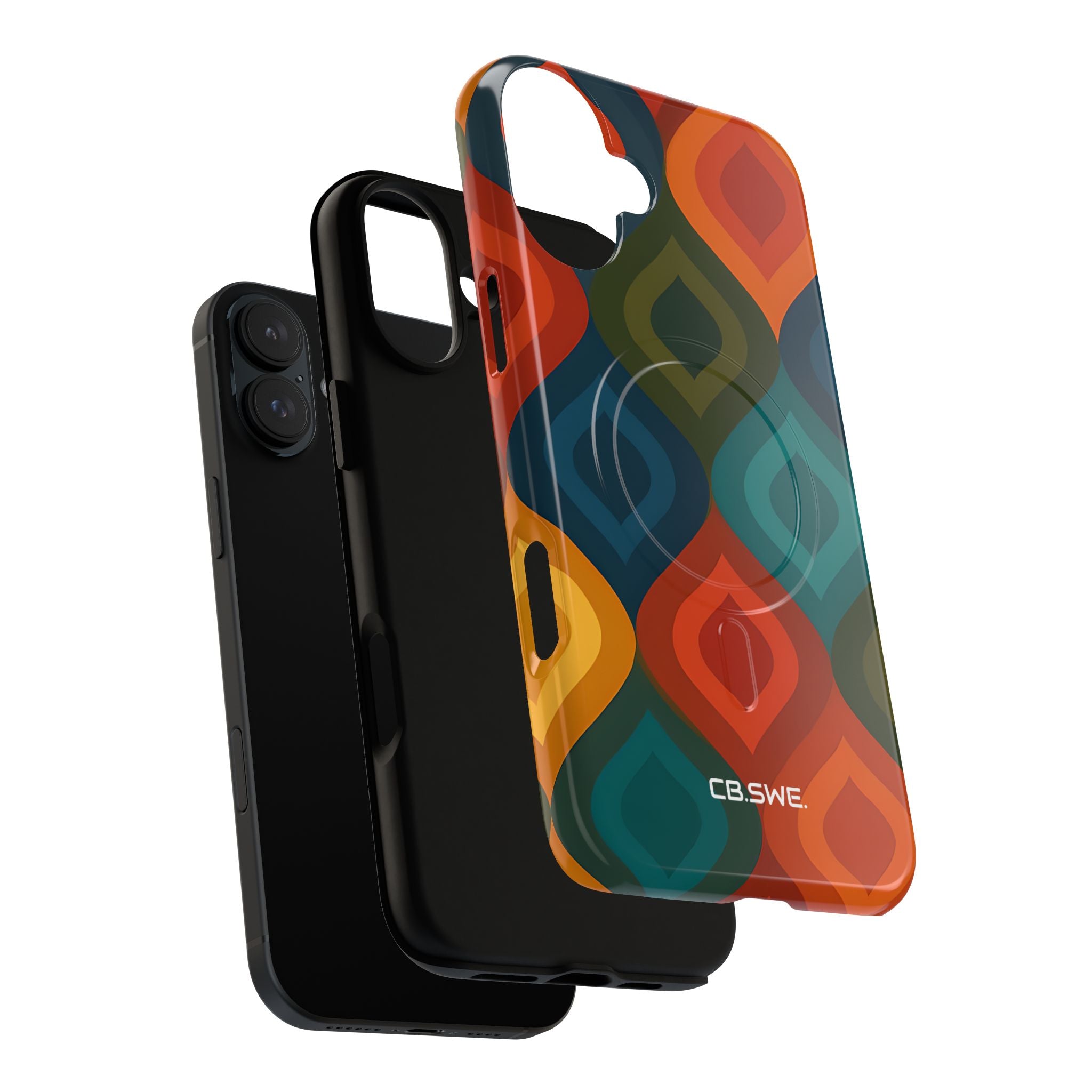 Vibrant Retro Diamond Mid Century iPhone 16 - Tough+