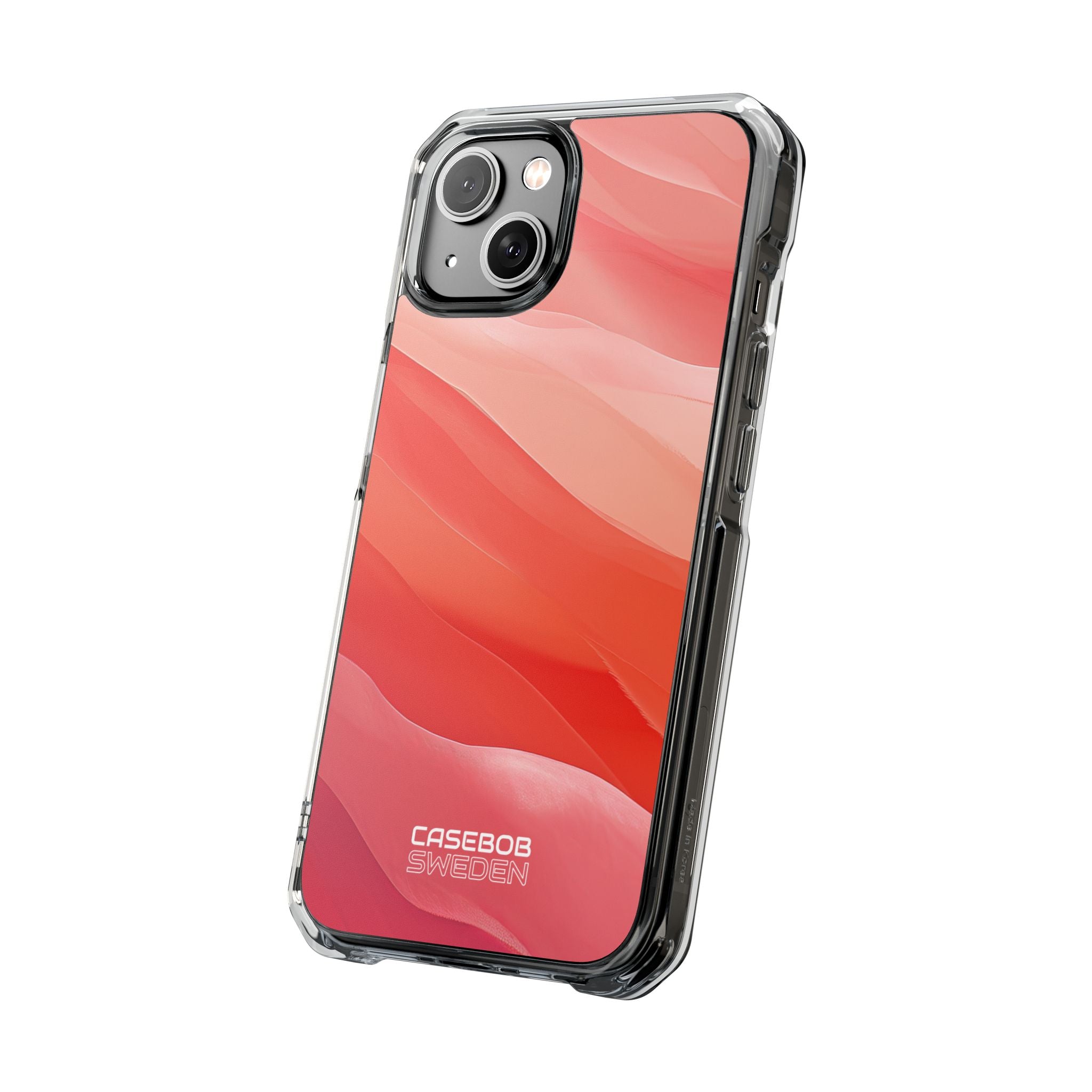 Flowing Coral Waves iPhone 14 - Impact Clear+