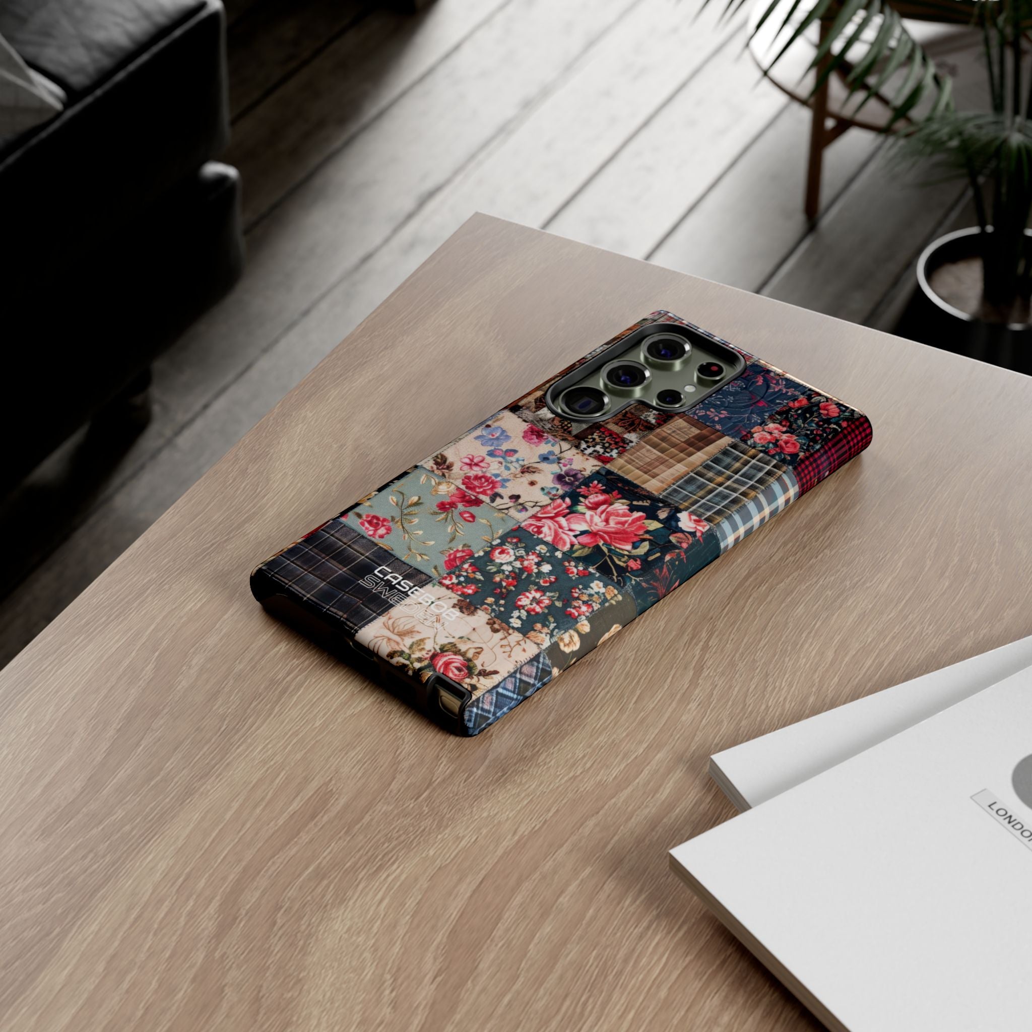 Trapunta patchwork floreale Samsung S23 - Tough