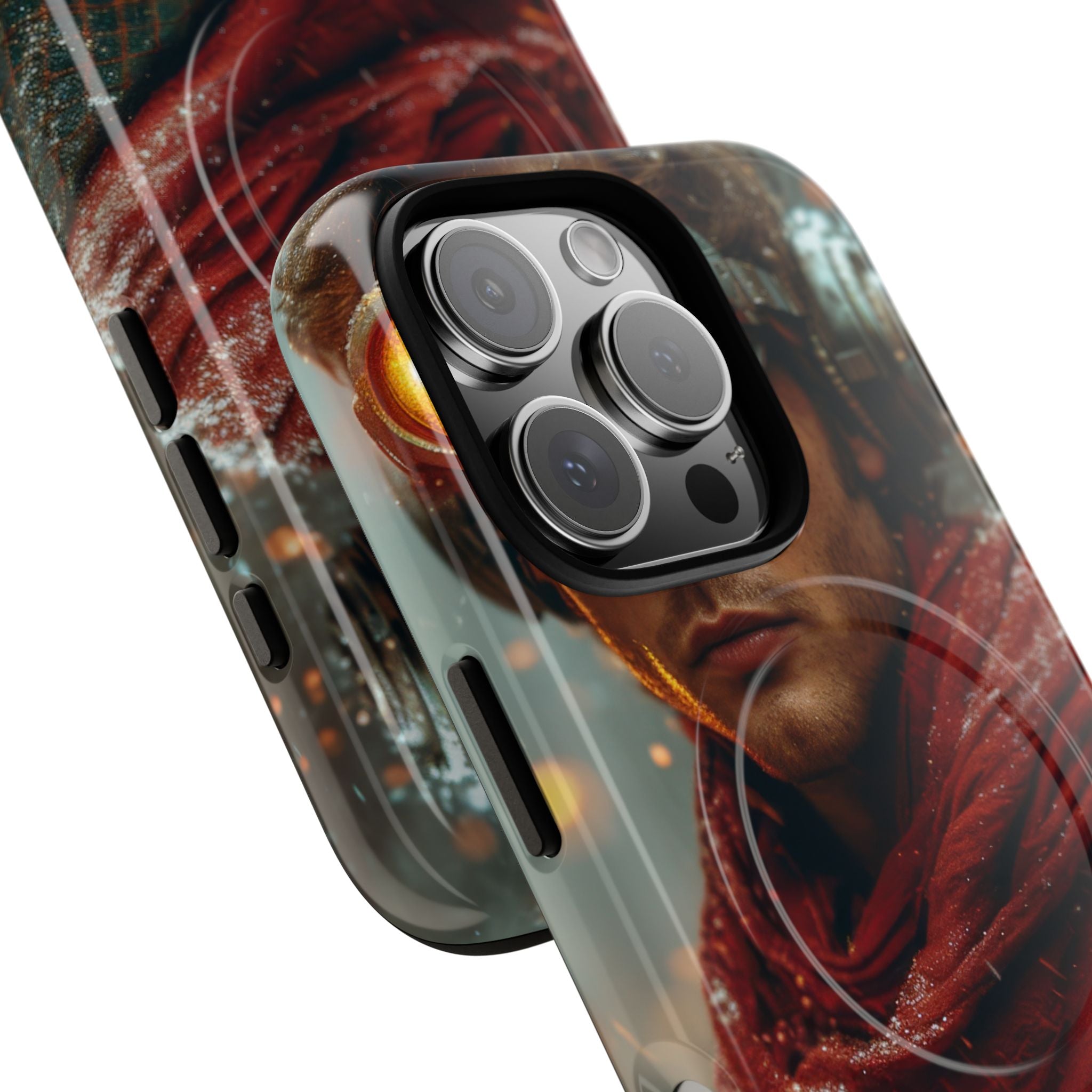 Esploratore Steampunk Futuristico iPhone 16 - Tough+