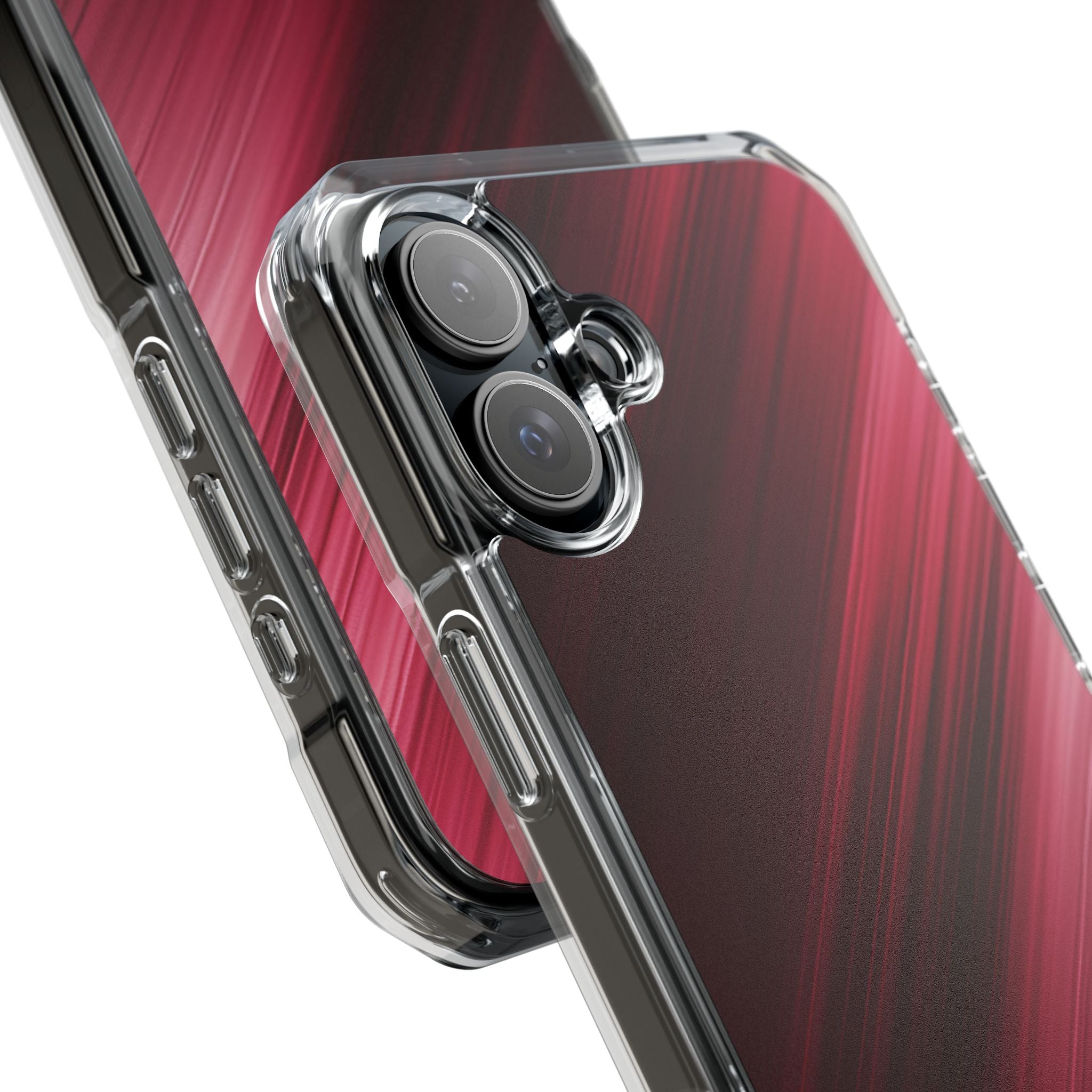 Crimson Drift Motion iPhone 16 - Impact Clear+