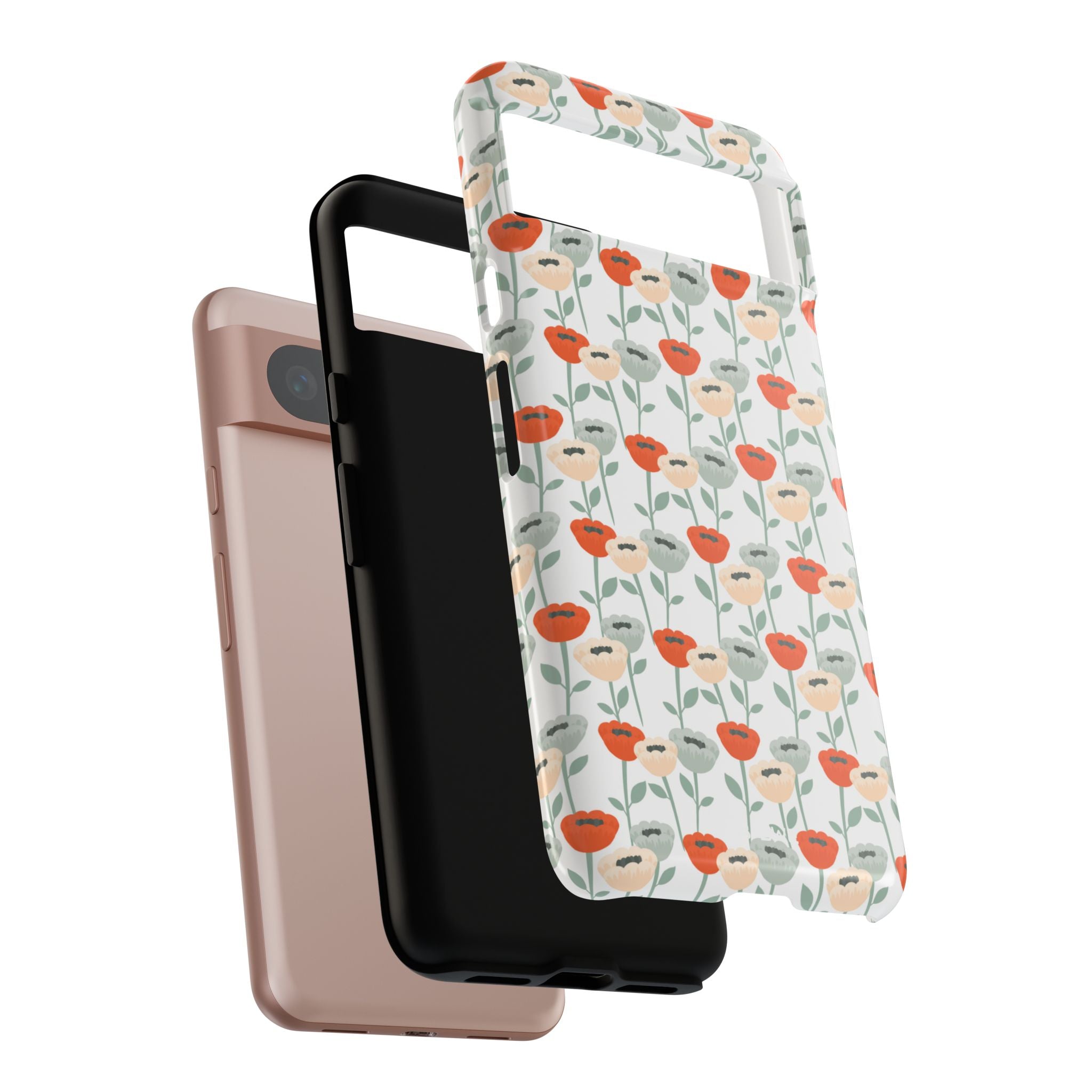 Minimalist Floral Elegance - Google Pixel Case