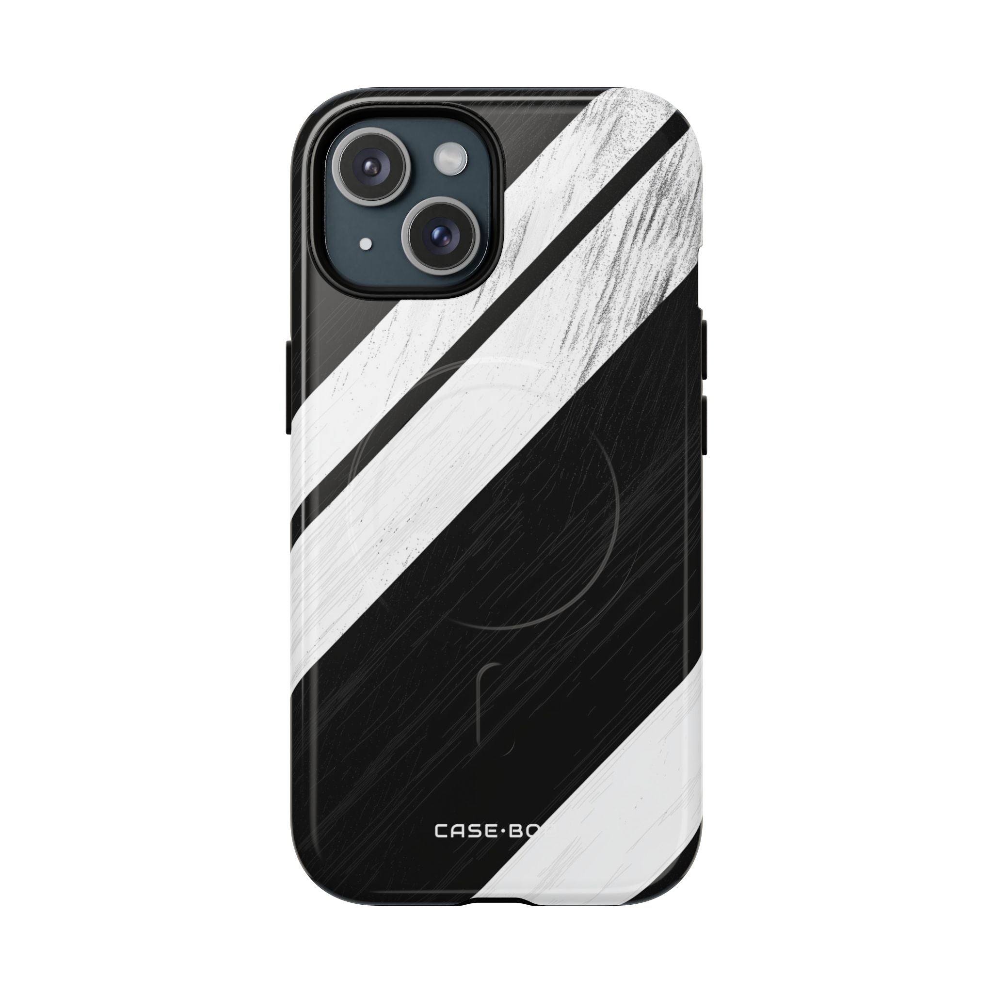 Distressed Stripe Motion iPhone 15 Case - Tough+
