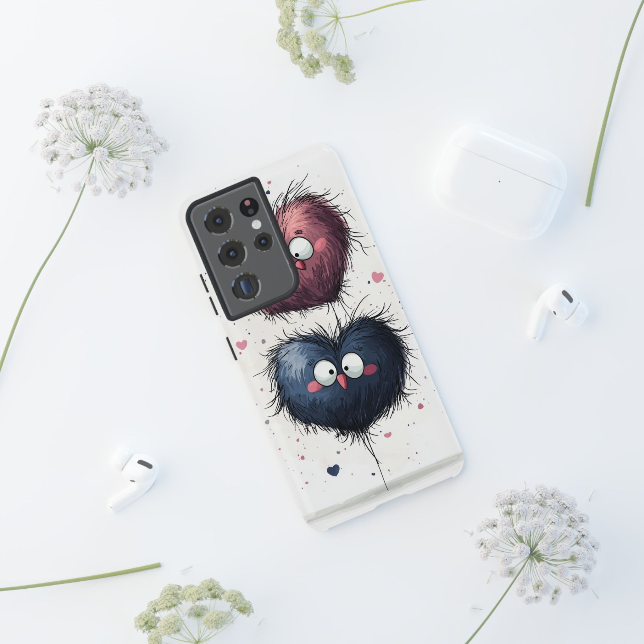 Fluffy Hearts Embrace - Samsung Case