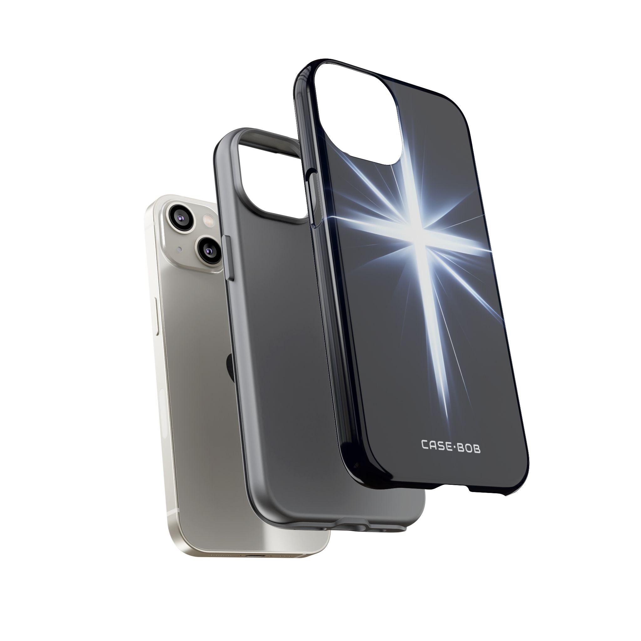 Glowing Crossburst iPhone 14 Case - Tough