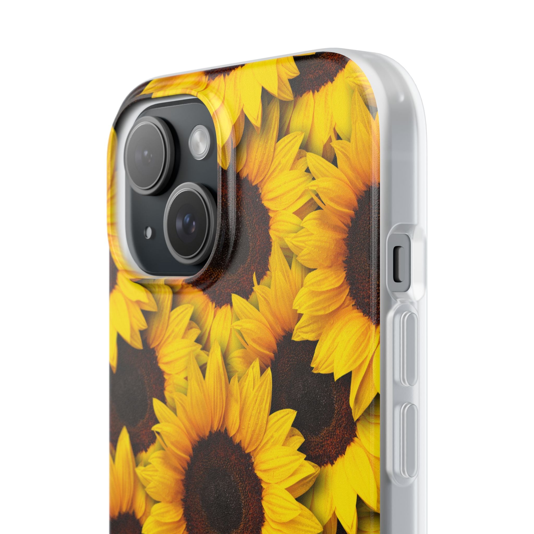 Sunflower Glow iPhone 15 Case - Soft