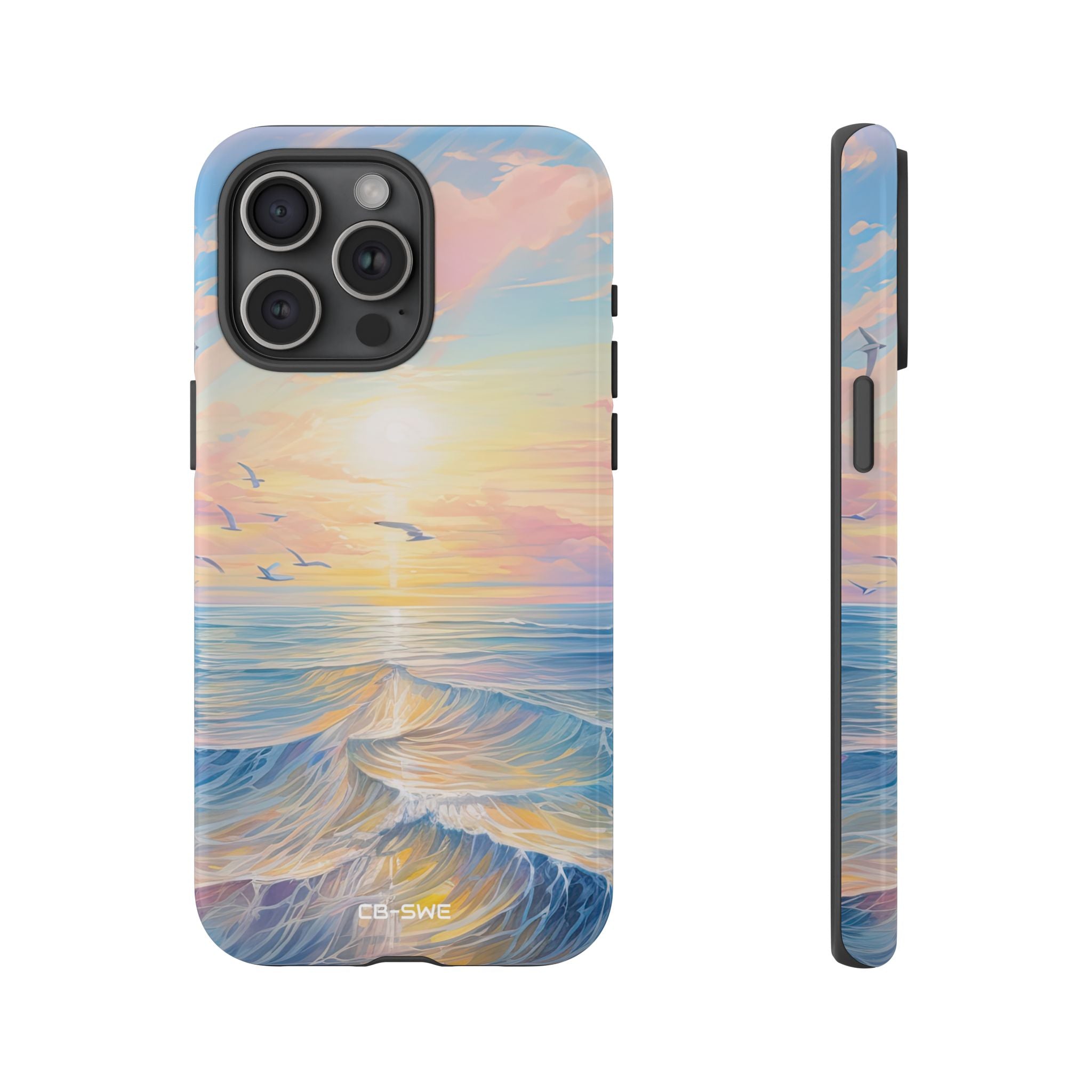 Gentle Waves Embrace - iPhone Case