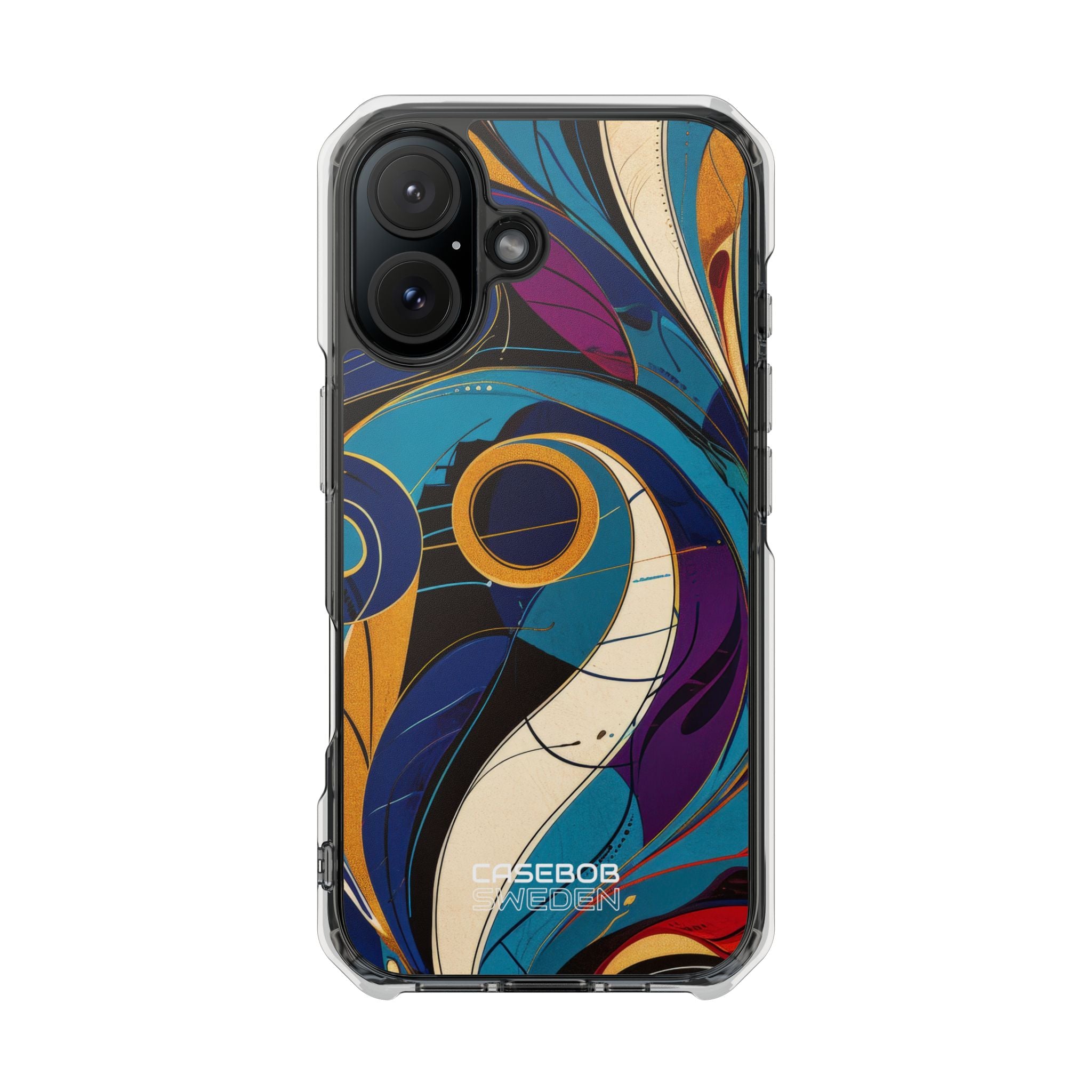 Swirling Copper Dreams iPhone 16 - Impact Clear+