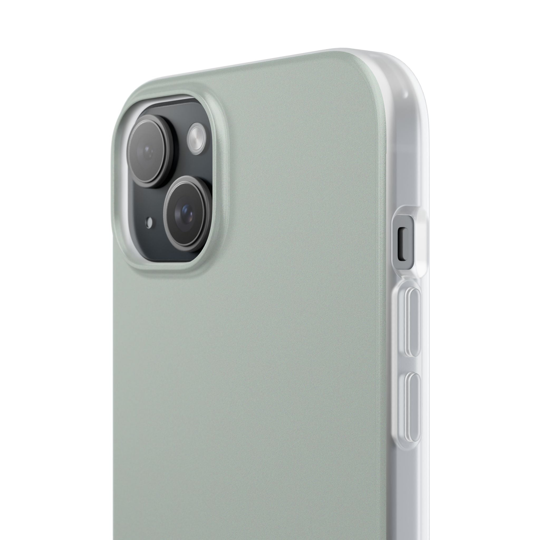 Aschgraue iPhone-Hülle – Flexi