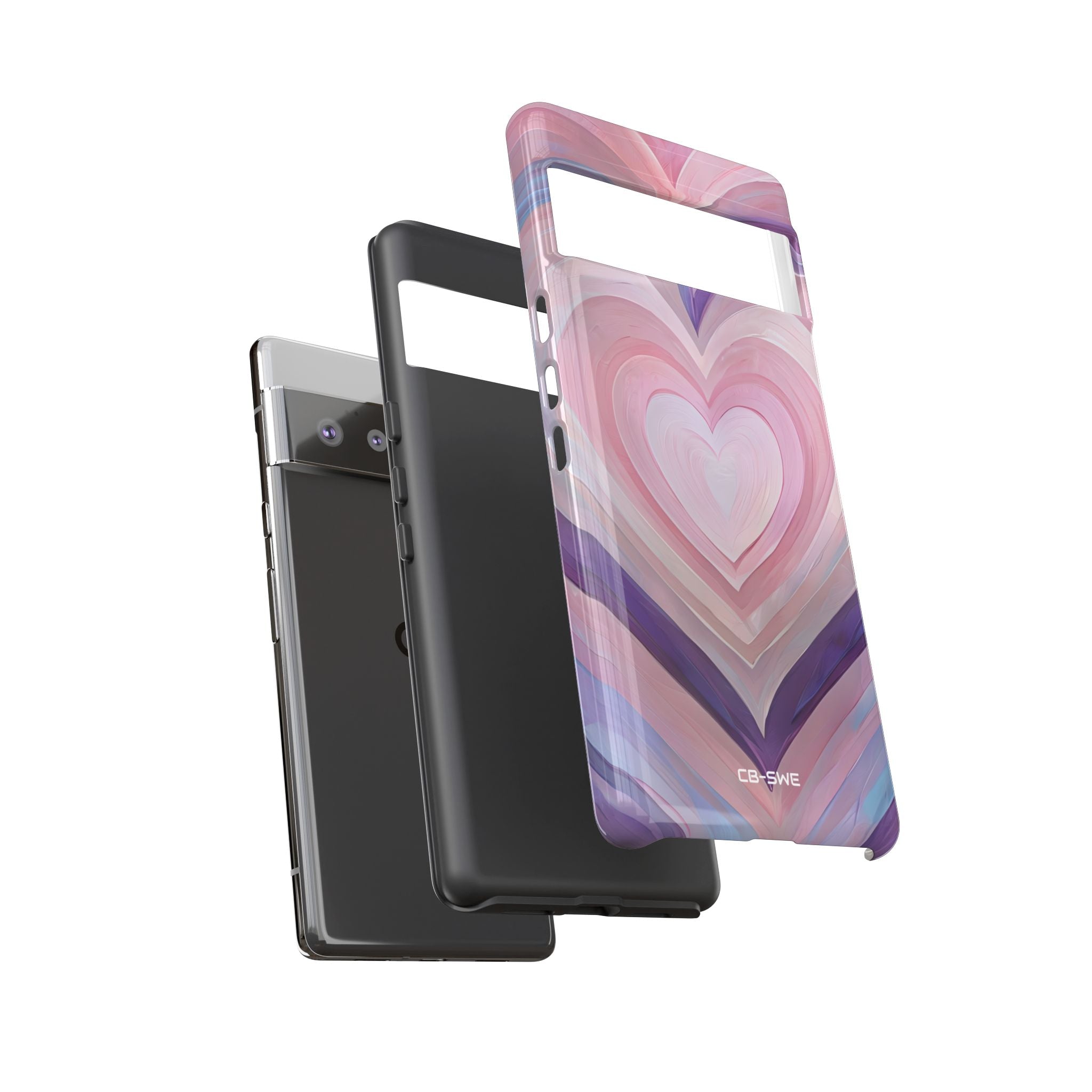 Impressionistic Heart Layers - Google Pixel Case