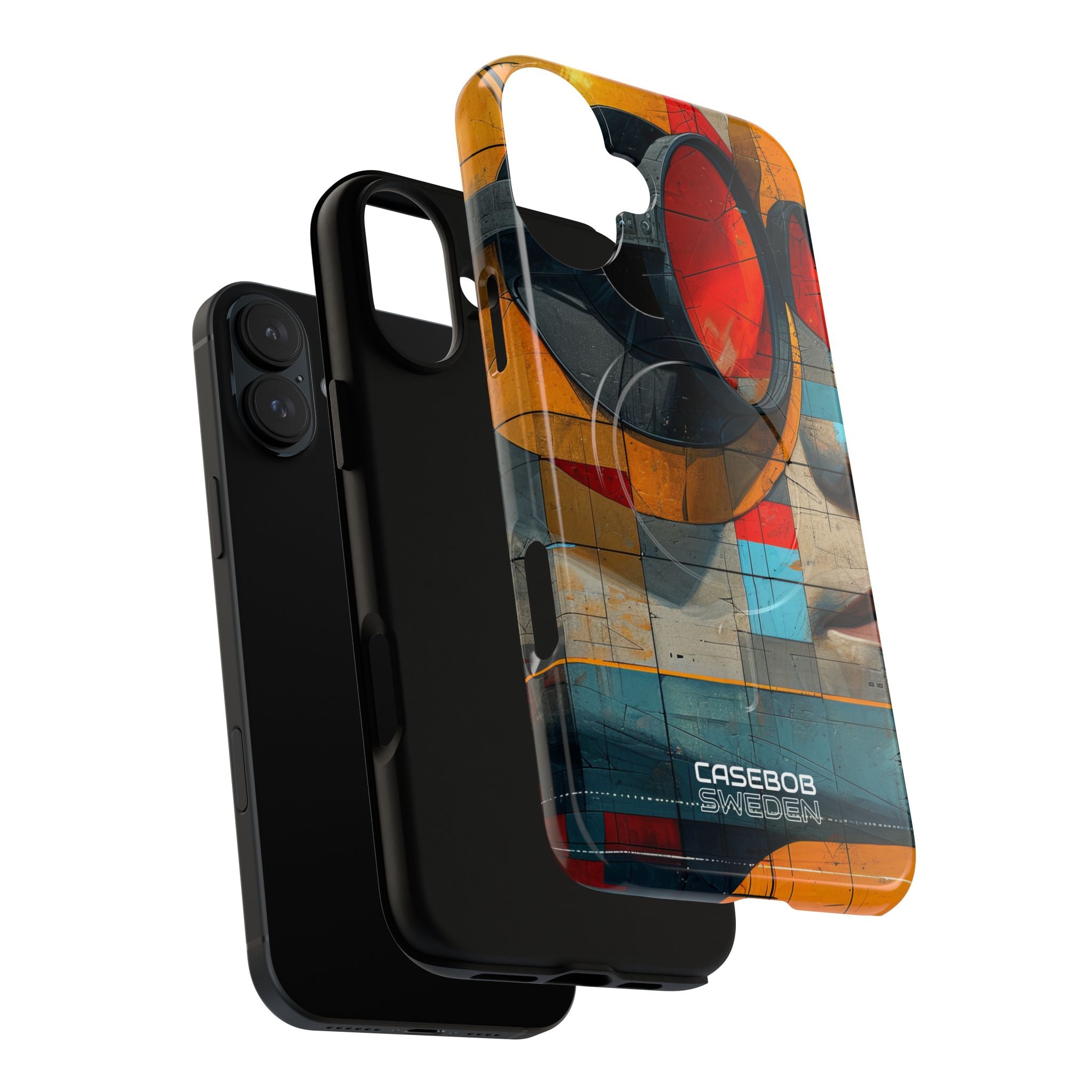 Futuristic Cubist Visions iPhone 16 - Tough+