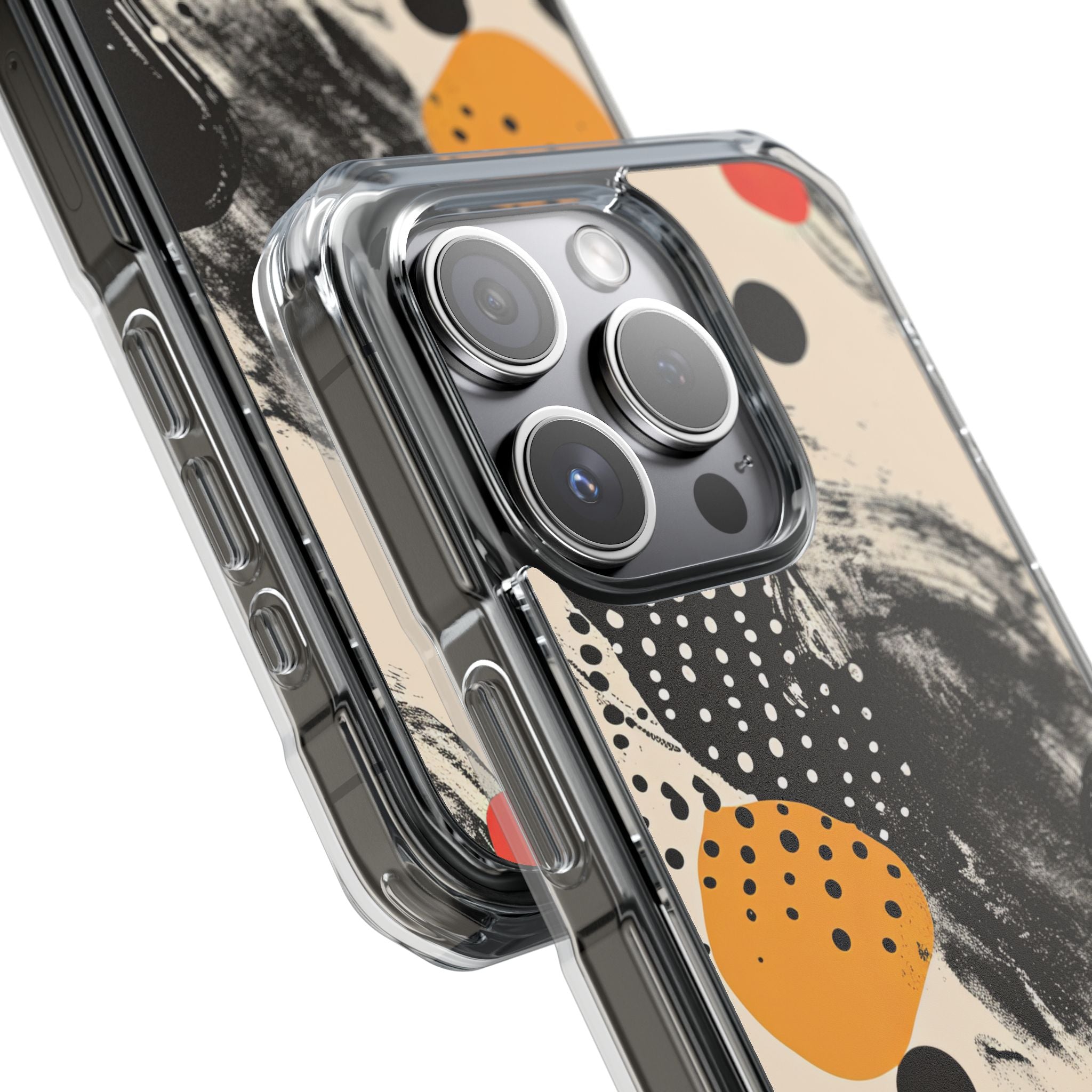 Swirl Chaos Geometry iPhone 15 - Impact Clear+