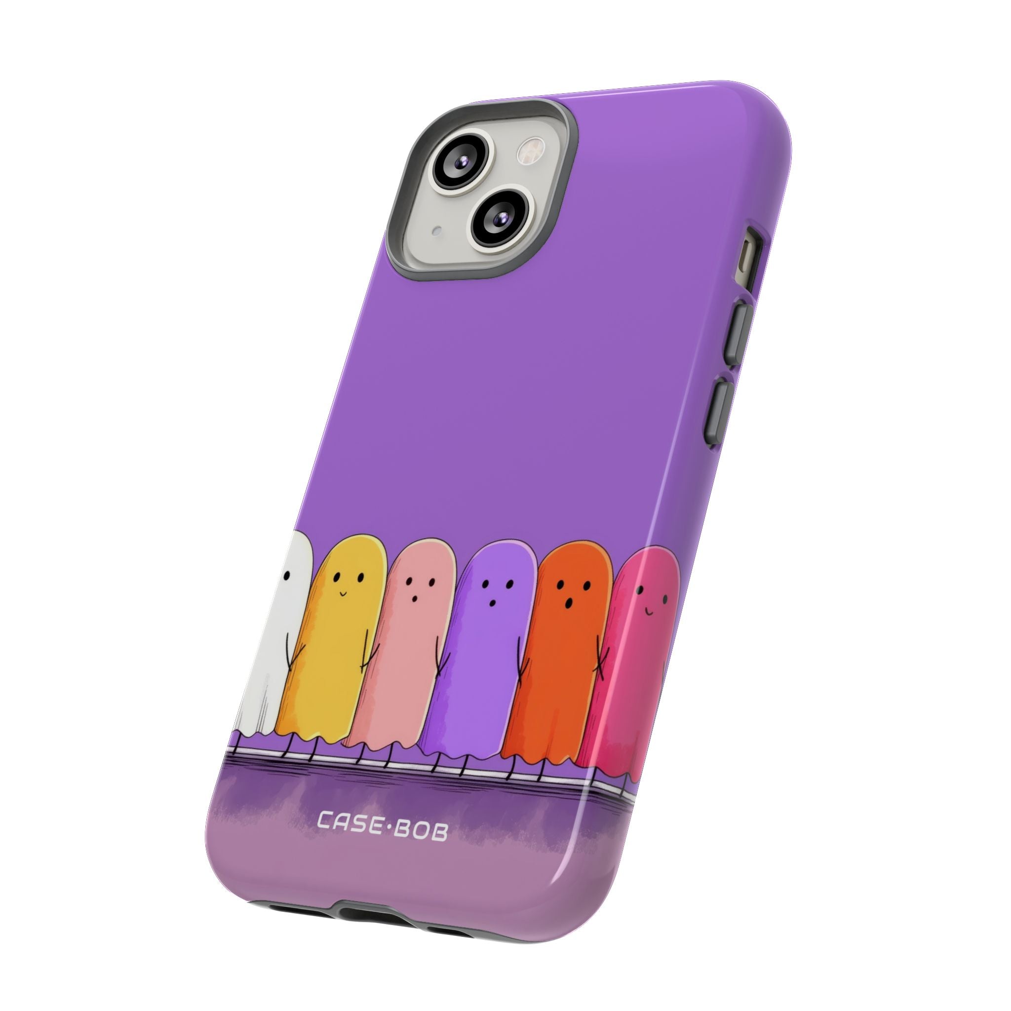 Colorful Ghosts iPhone 14 Case - Tough