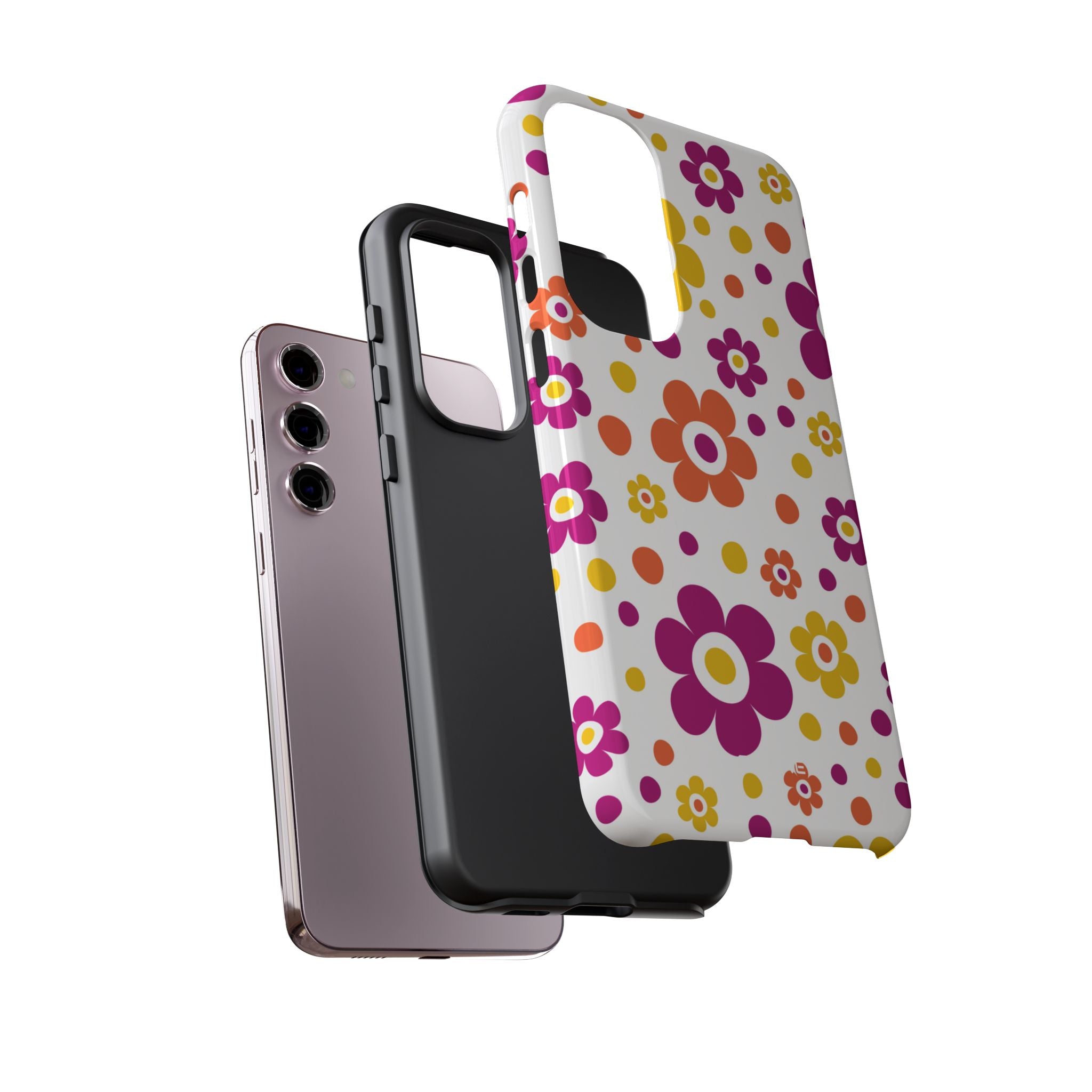 Retro Floral Playfulness - Samsung Case