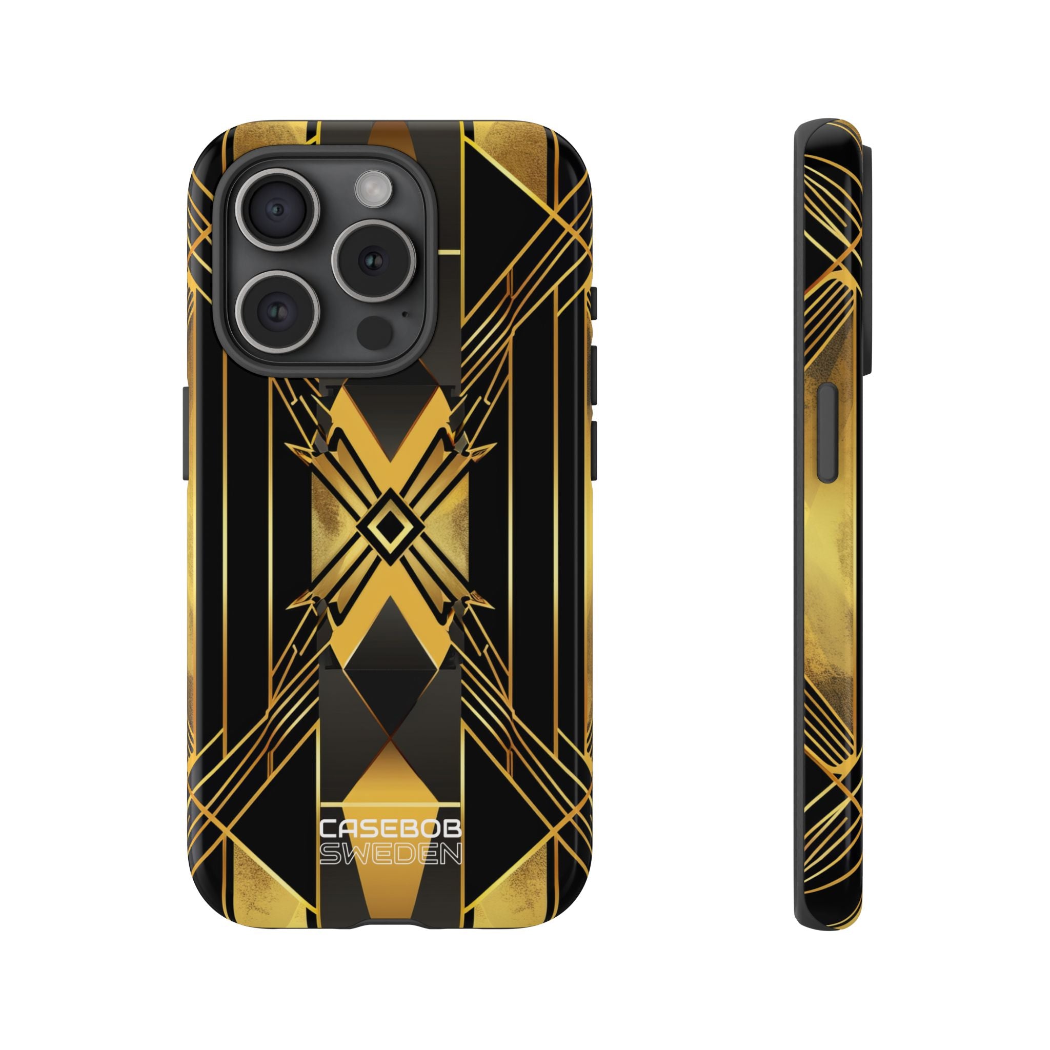 Golden Deco Symphony iPhone 15 - Tough
