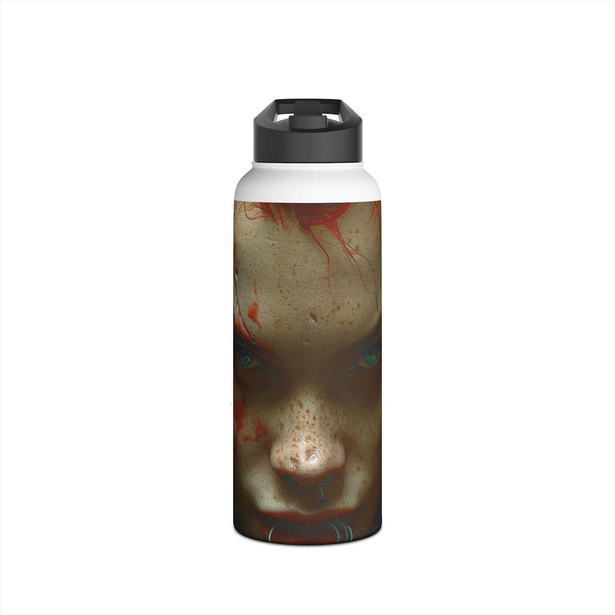 Scarlet Gaze - Stainless Steel Water Bottle