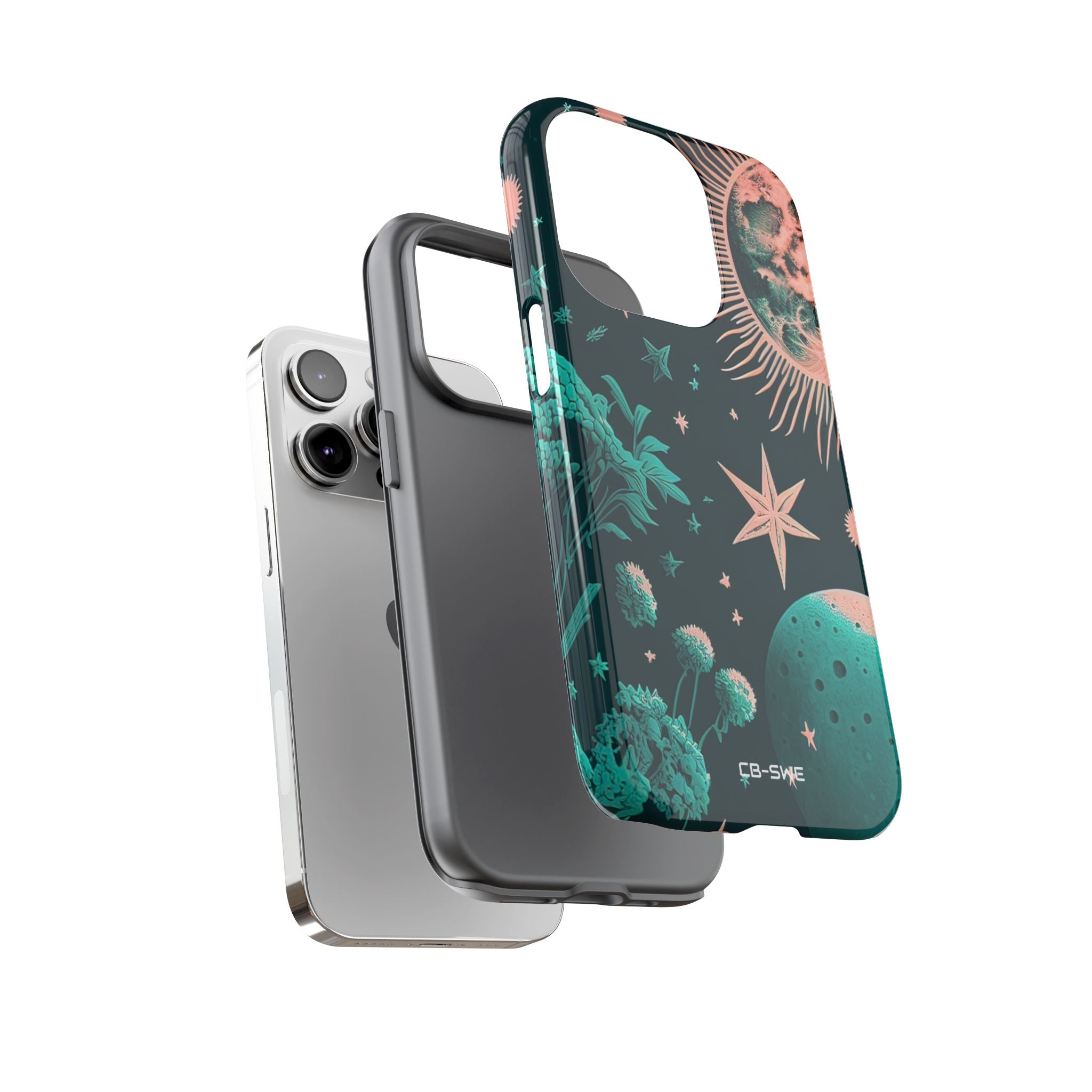 Celestial Botanical Night - iPhone Case