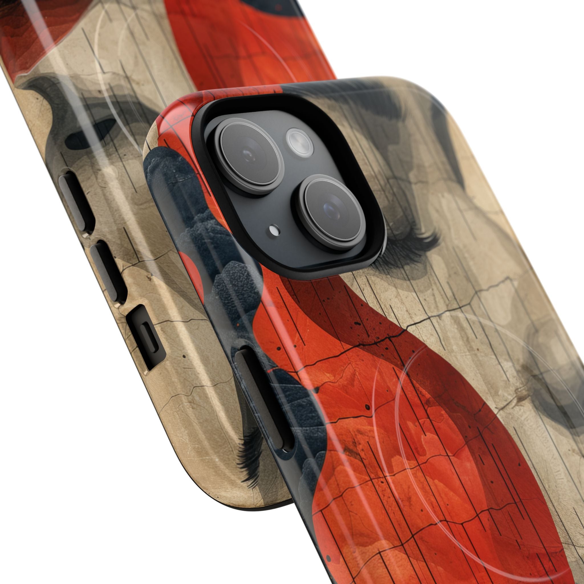 Crimson Flow Profile iPhone 15 - Tough+