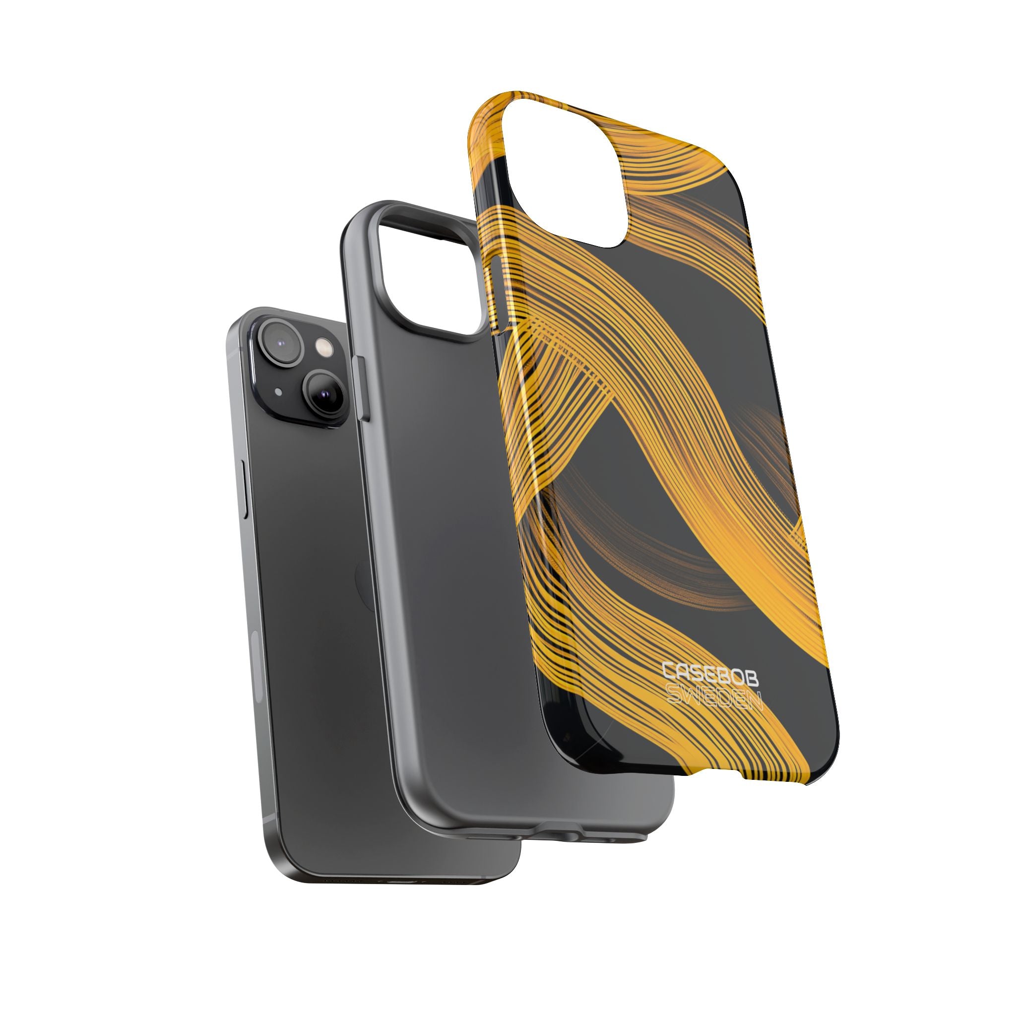 Yellow Flow Lines iPhone 14 - Tough