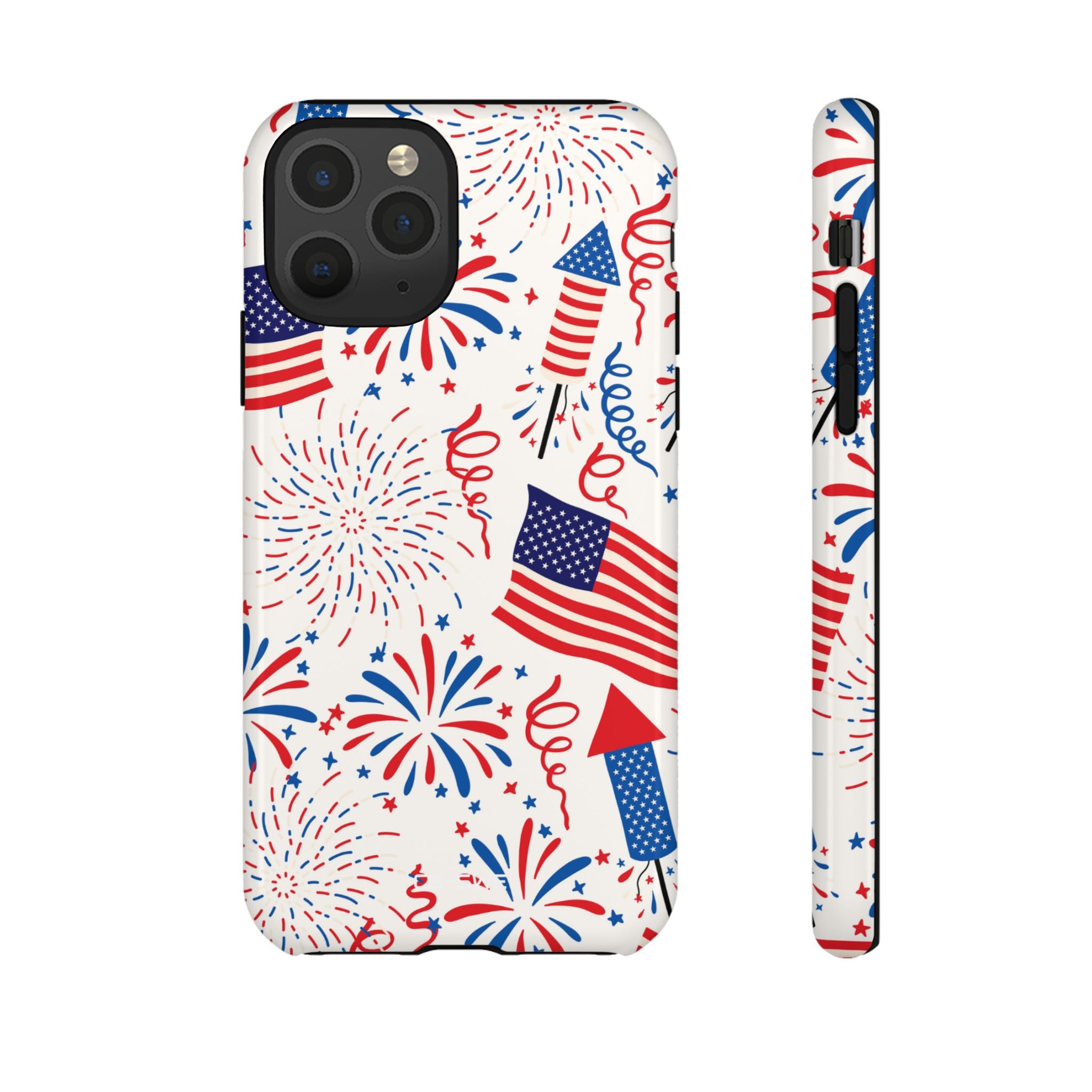 Fireworks Burst Bright - iPhone Case