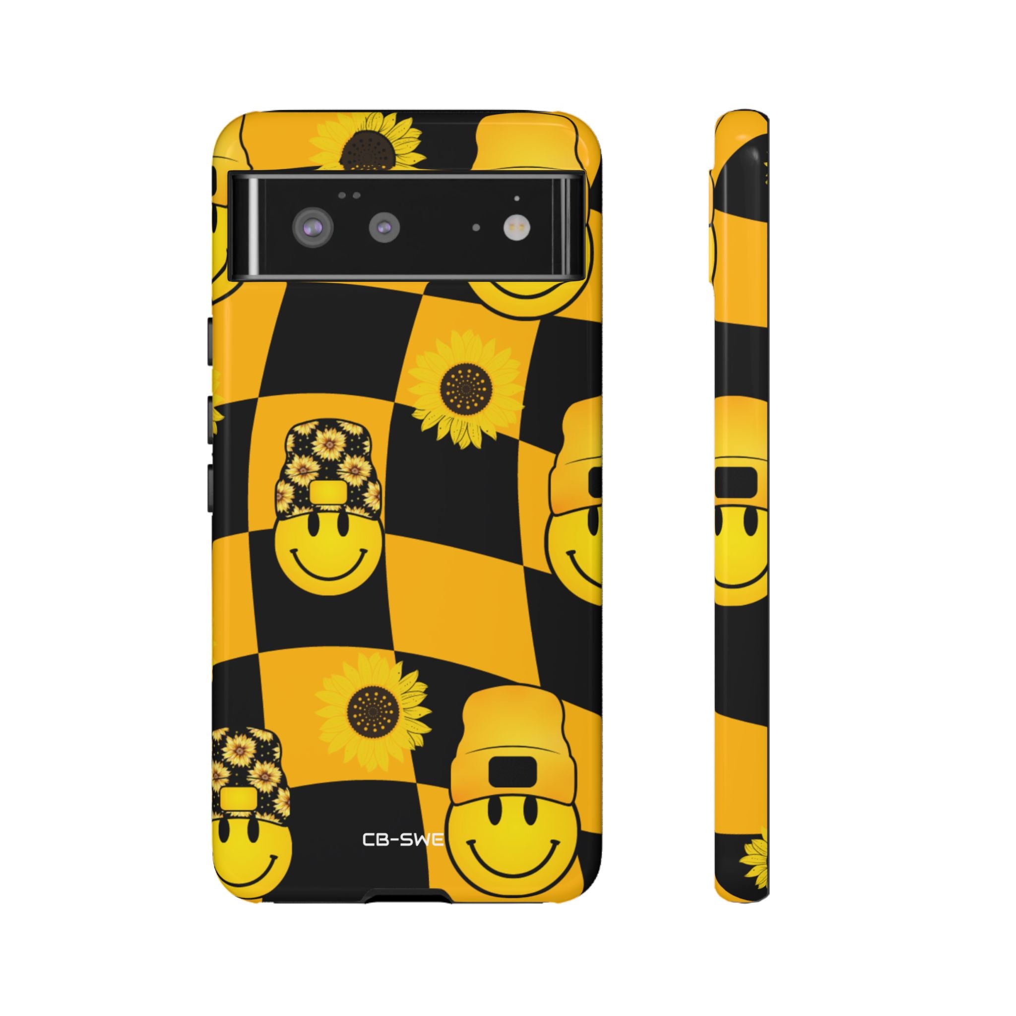 Joyful Checkered Smiles - Google Pixel Case
