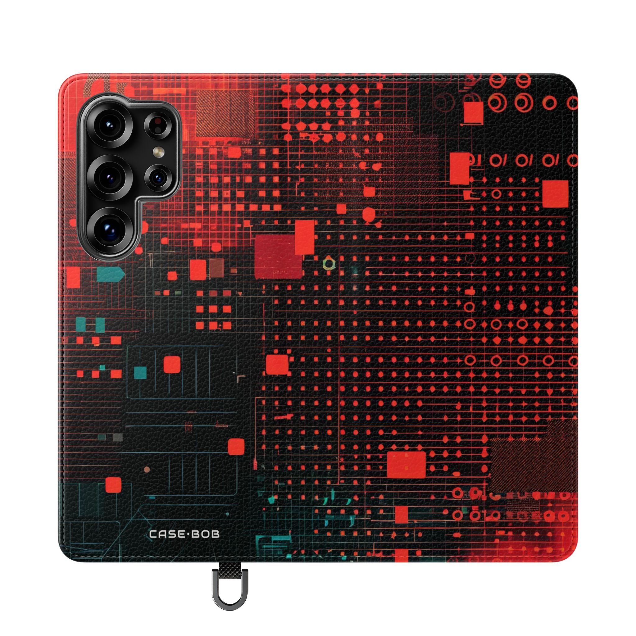 Crimson Circuit - Samsung S25 Ultra Case - Lompakko