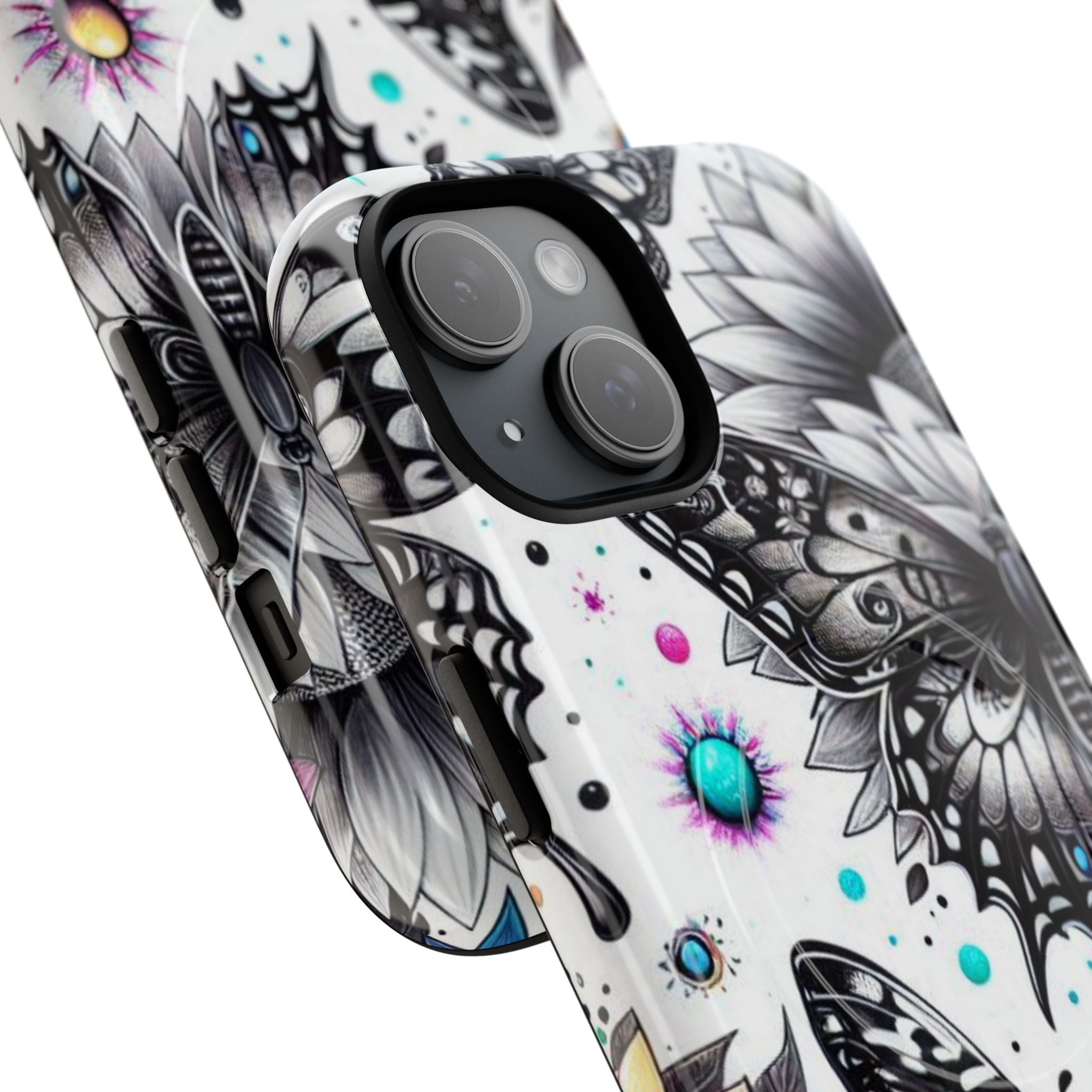 Butterfly Bloom iPhone 15 Case - Tough+