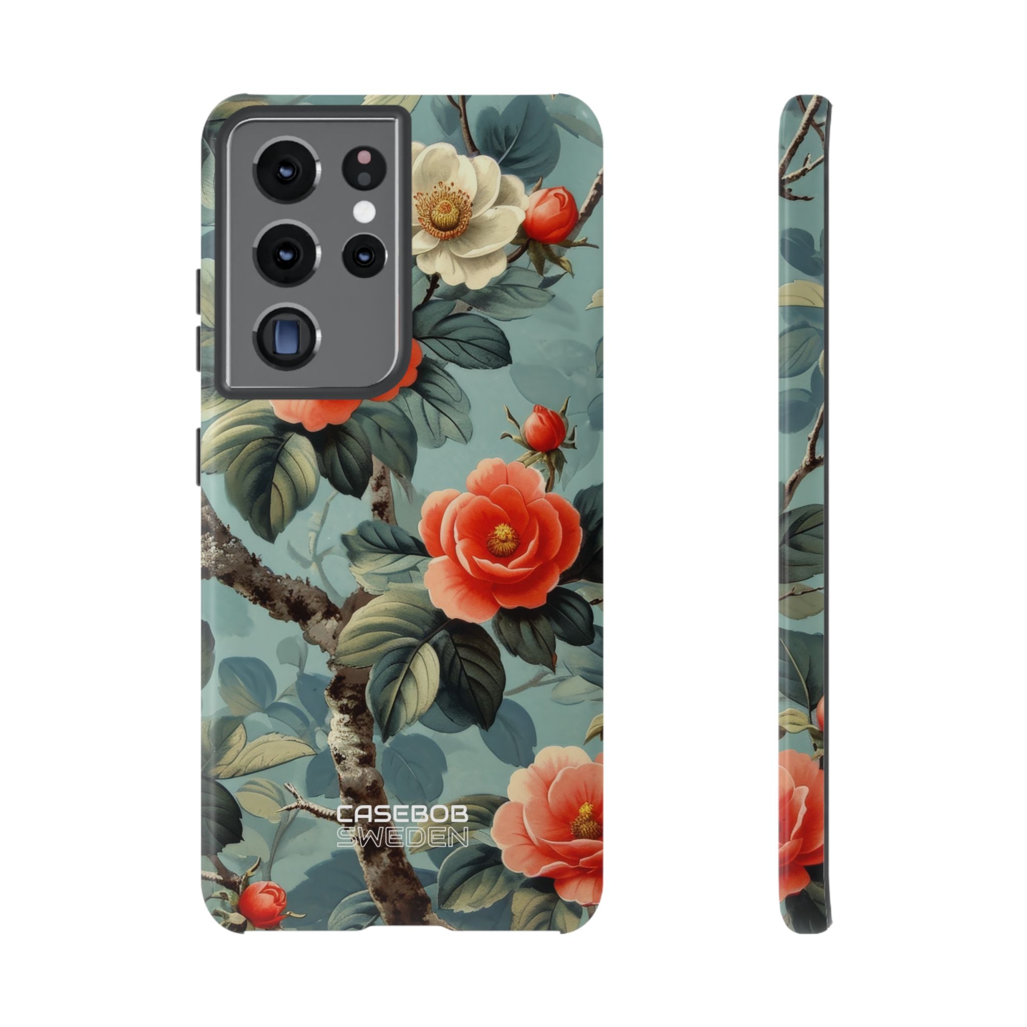 Coral Blossom Tapestry Samsung S21 - Tough