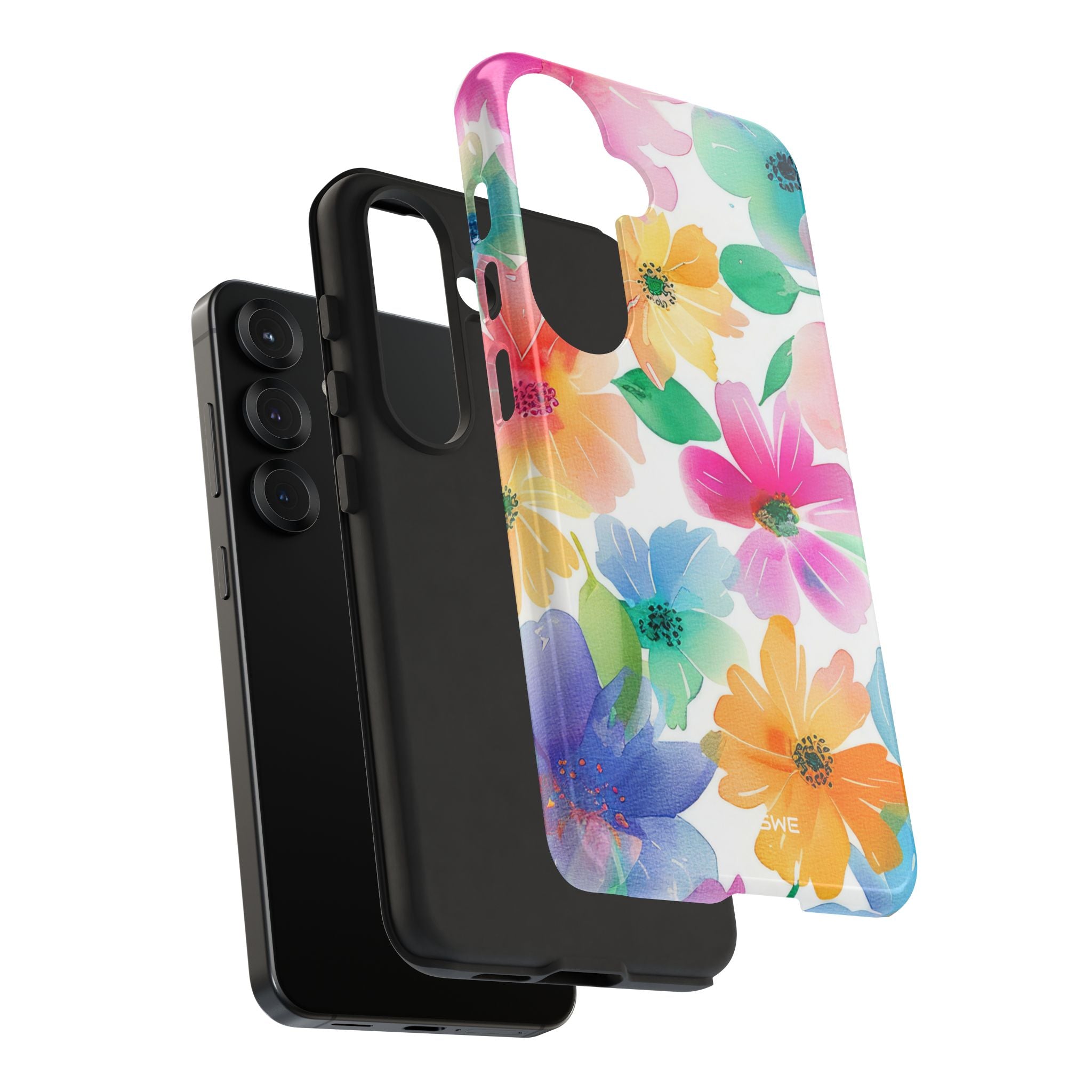 Vibrant Floral Impression - Samsung Case