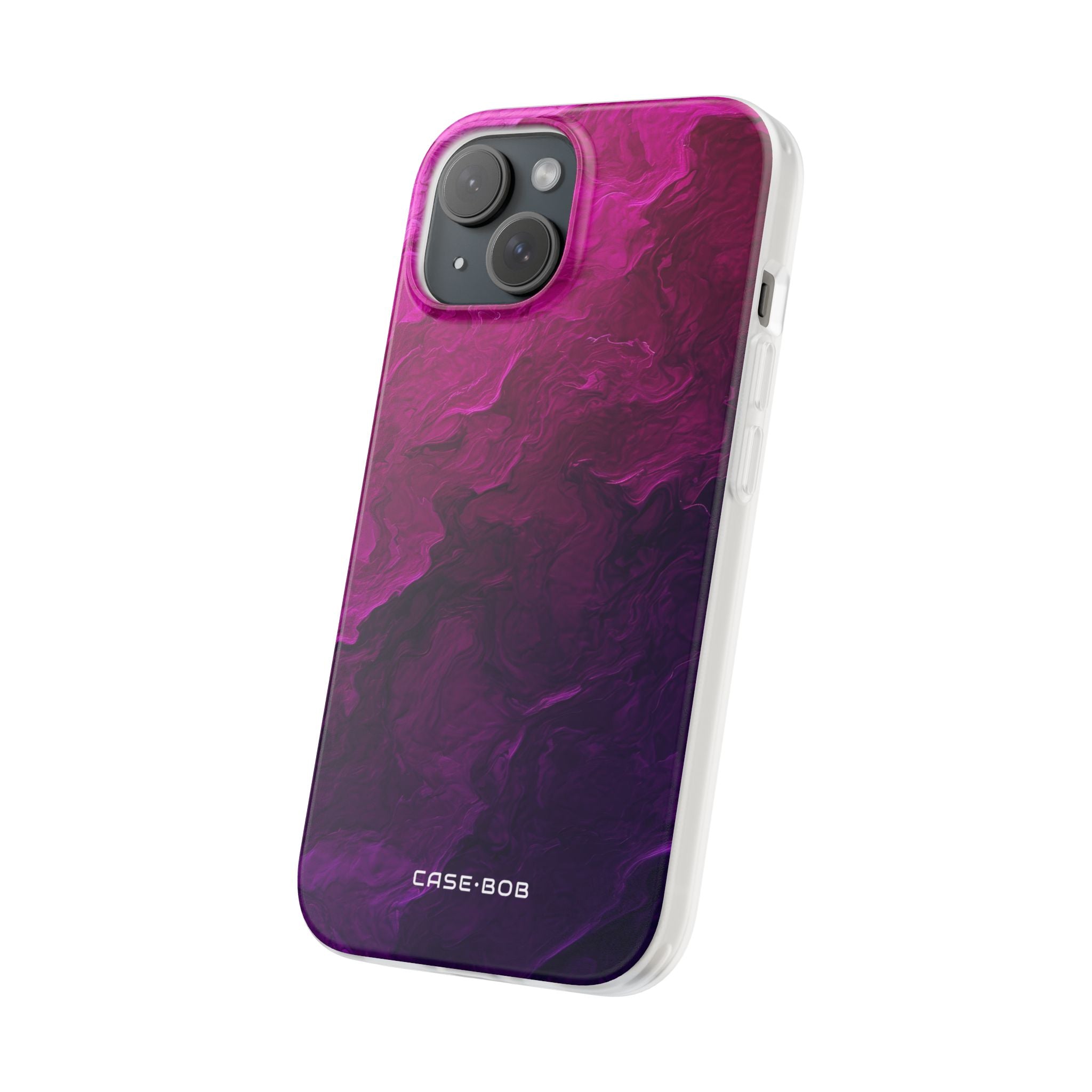 Violet Swirl iPhone 15 Case - Soft