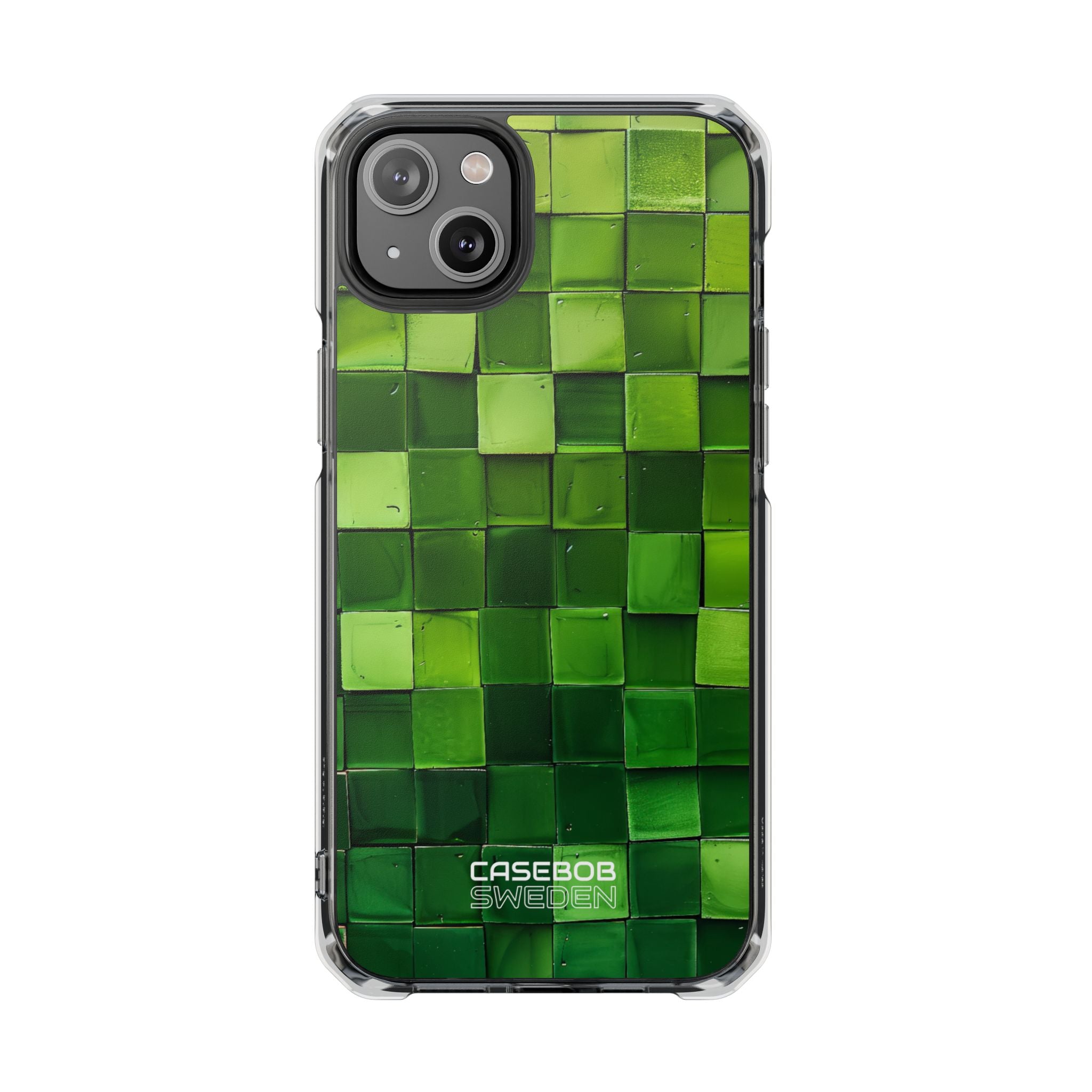 Green Tile Harmony iPhone 14 - Impact Clear+
