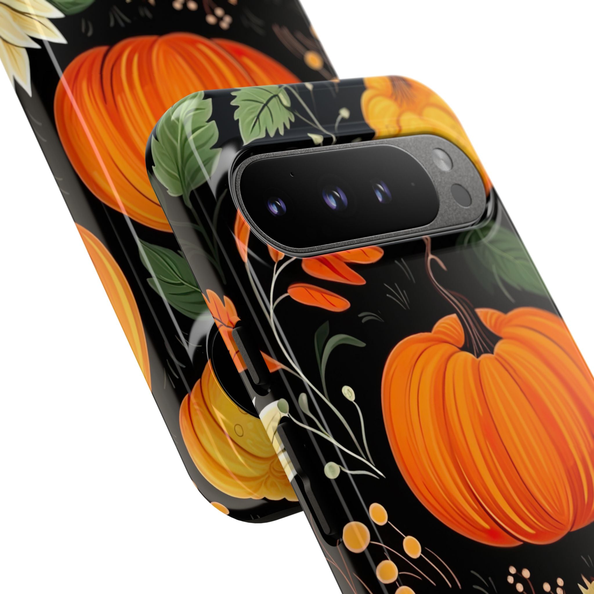 Pumpkin Glow Google Pixel 9 Pro XL Case - Tough