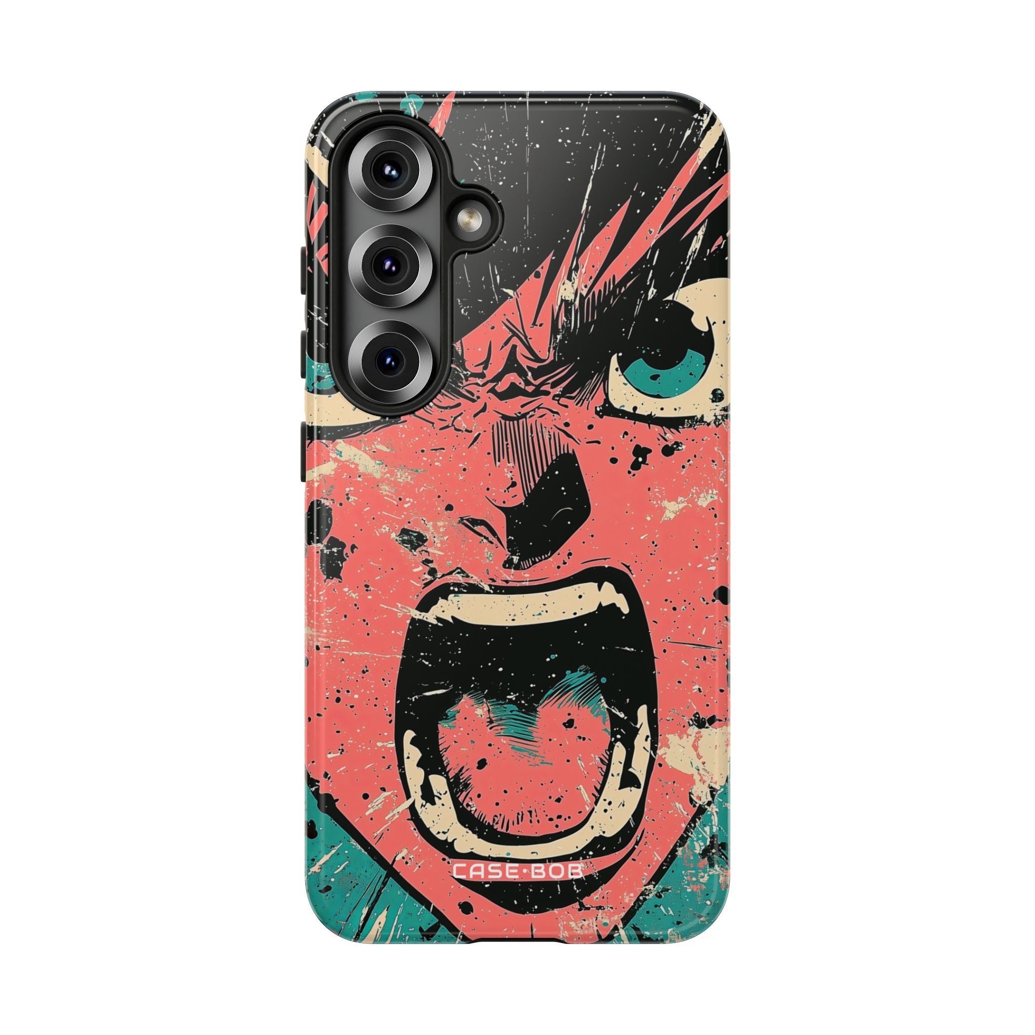 Screaming Face Pink Samsung S25 Case - Tough