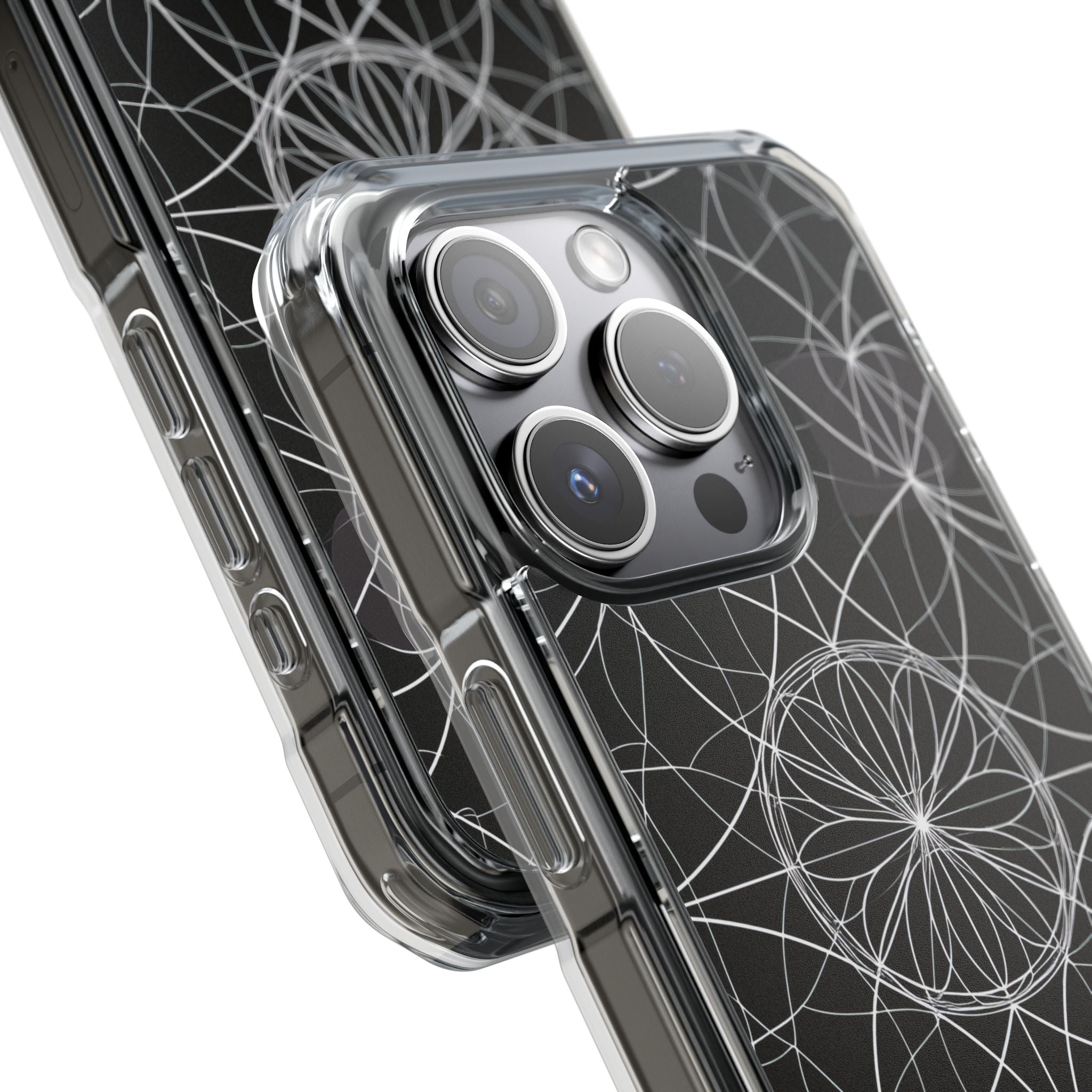 Symmetric Line Bloom iPhone 15 - Impact Clear+